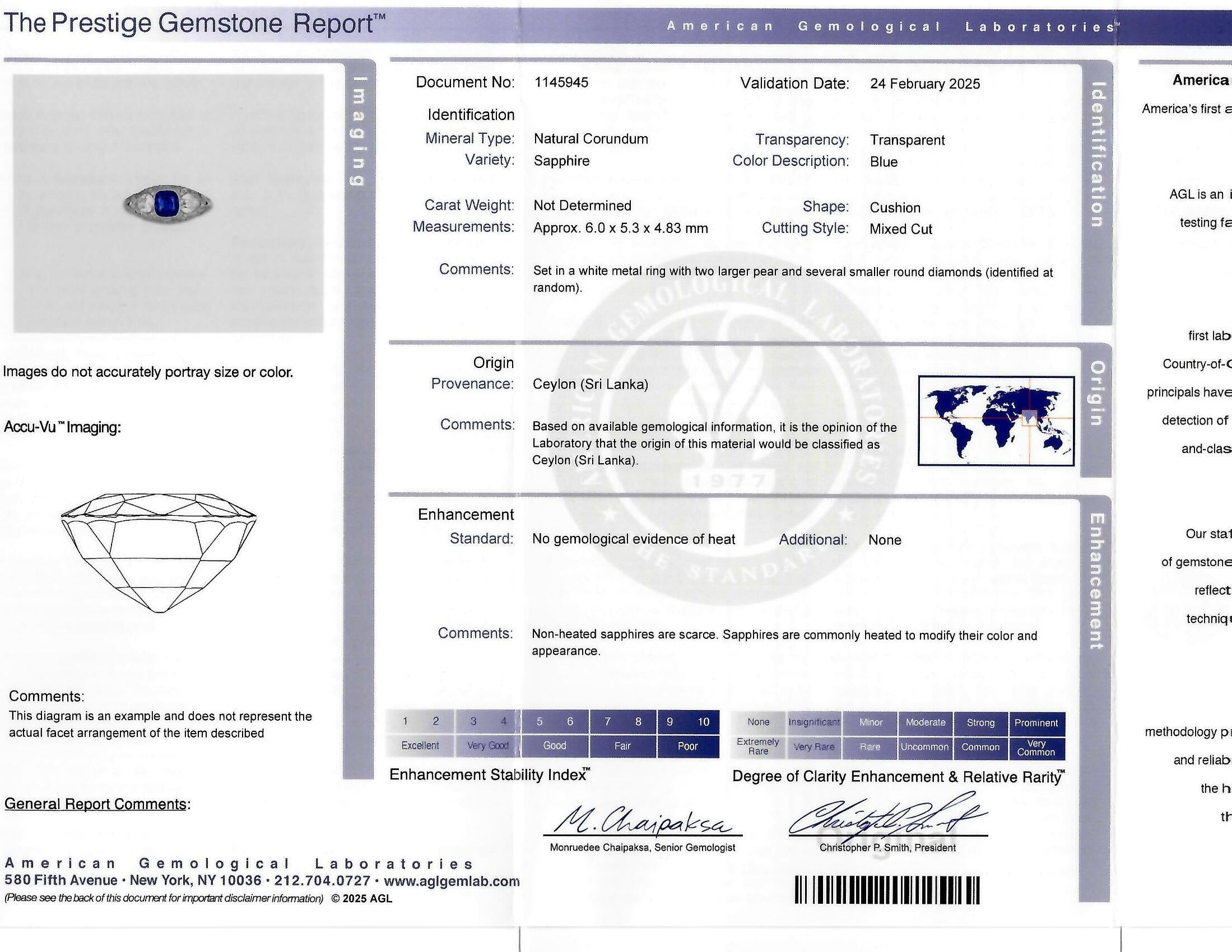 Art Deco 2.85 CTW No Heat Ceylon Sapphire Diamond Platinum Vintage Bombé Ring