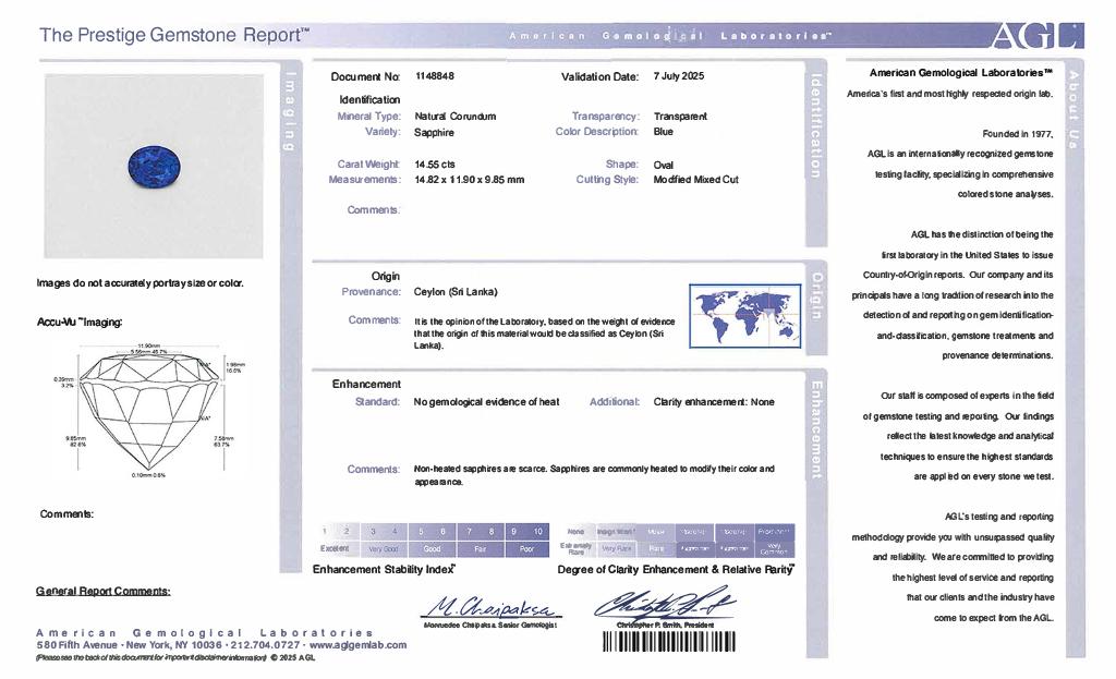 15.69 CTW No Heat Ceylon Blue Sapphire Diamond Platinum Vintage Halo Ring AGL