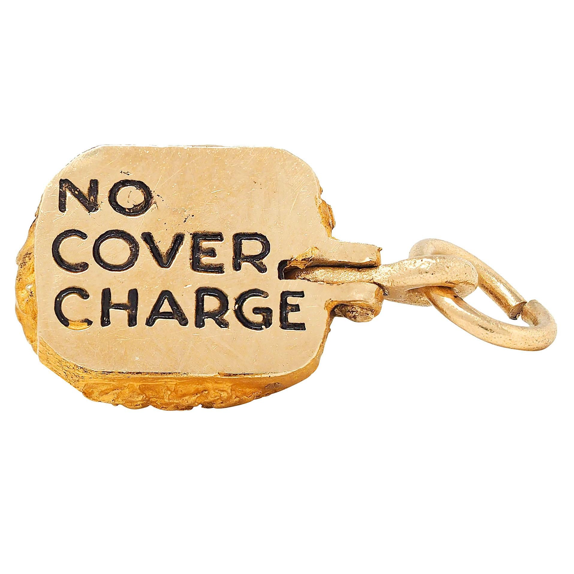 1950's 14 Karat Yellow Gold Vintage Mother Hen Charm