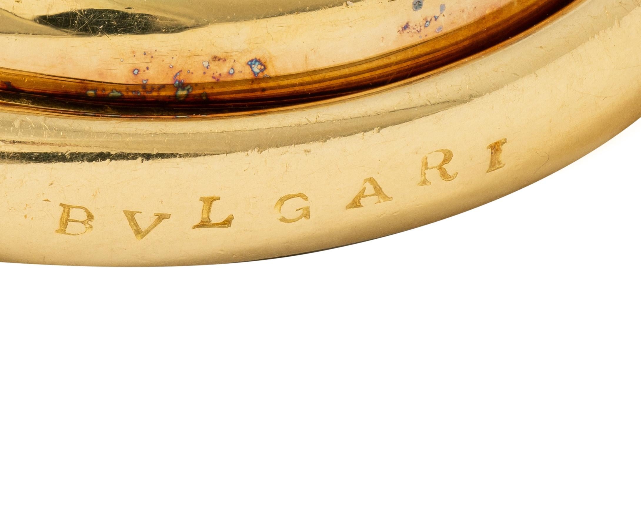 Bulgari Ancient Coin 18K Gold Vintage Flip Roman Constantine Vintage Necklace