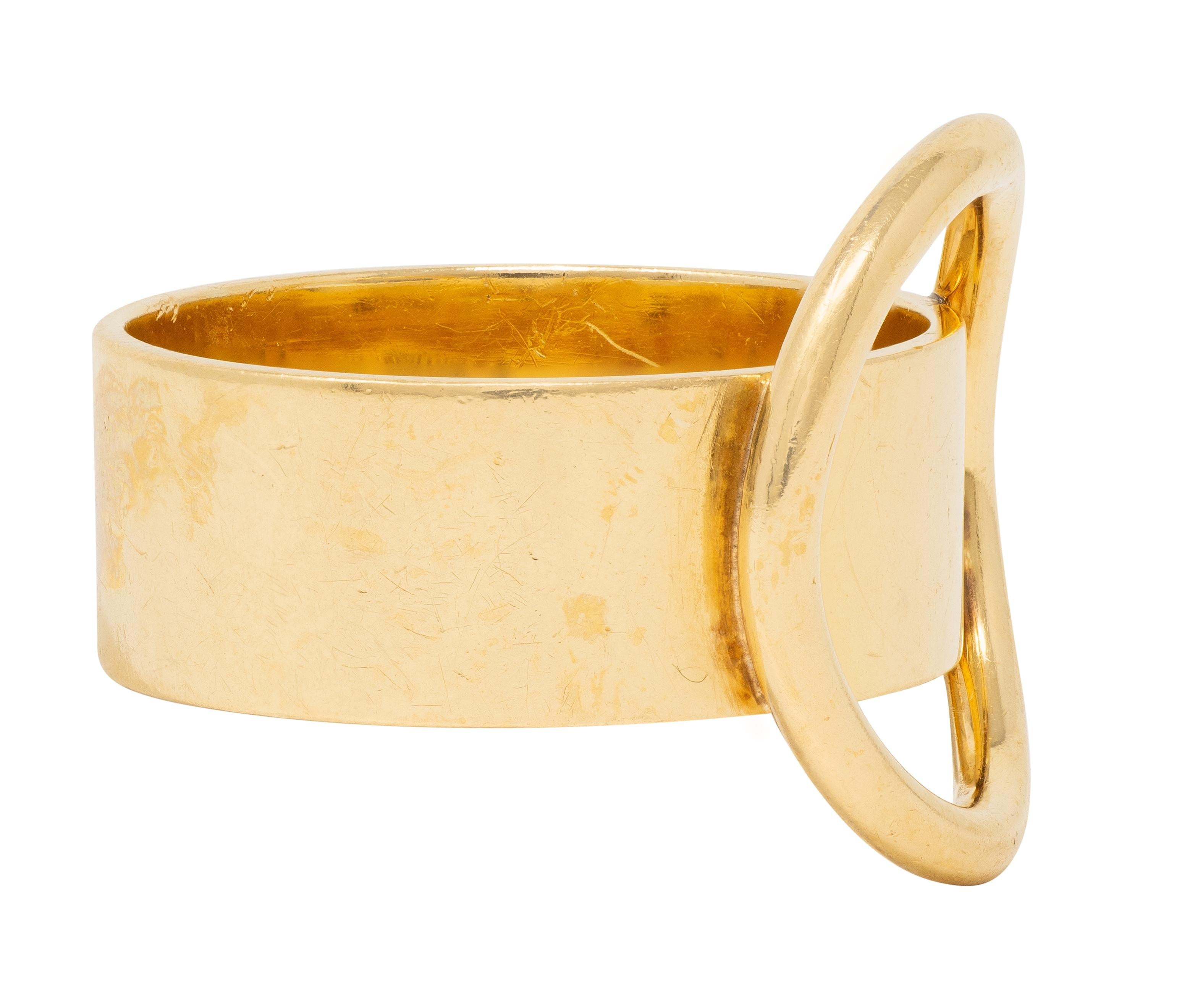 Cartier Dinh Van 1970's 18 Karat Yellow Gold Vintage Circle Band Ring
