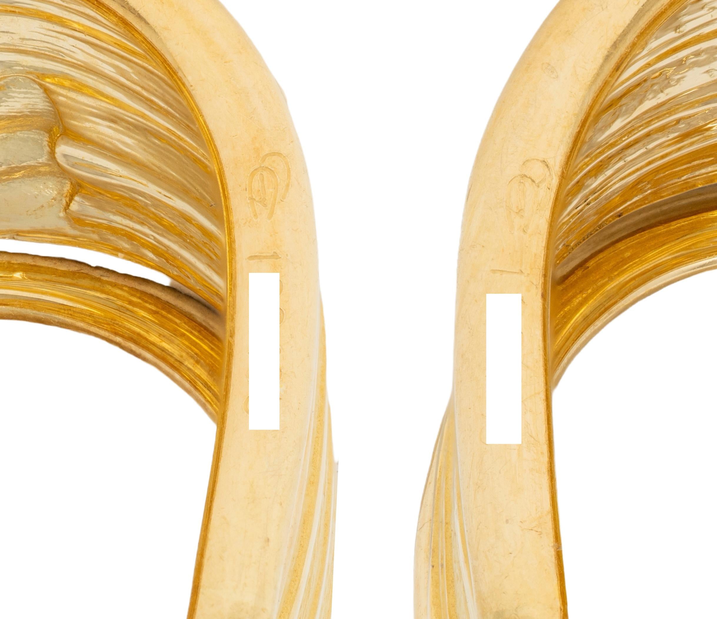 Carrera y Carrera 1990's 18 Karat Yellow Gold Vintage Elephant Animal Earrings