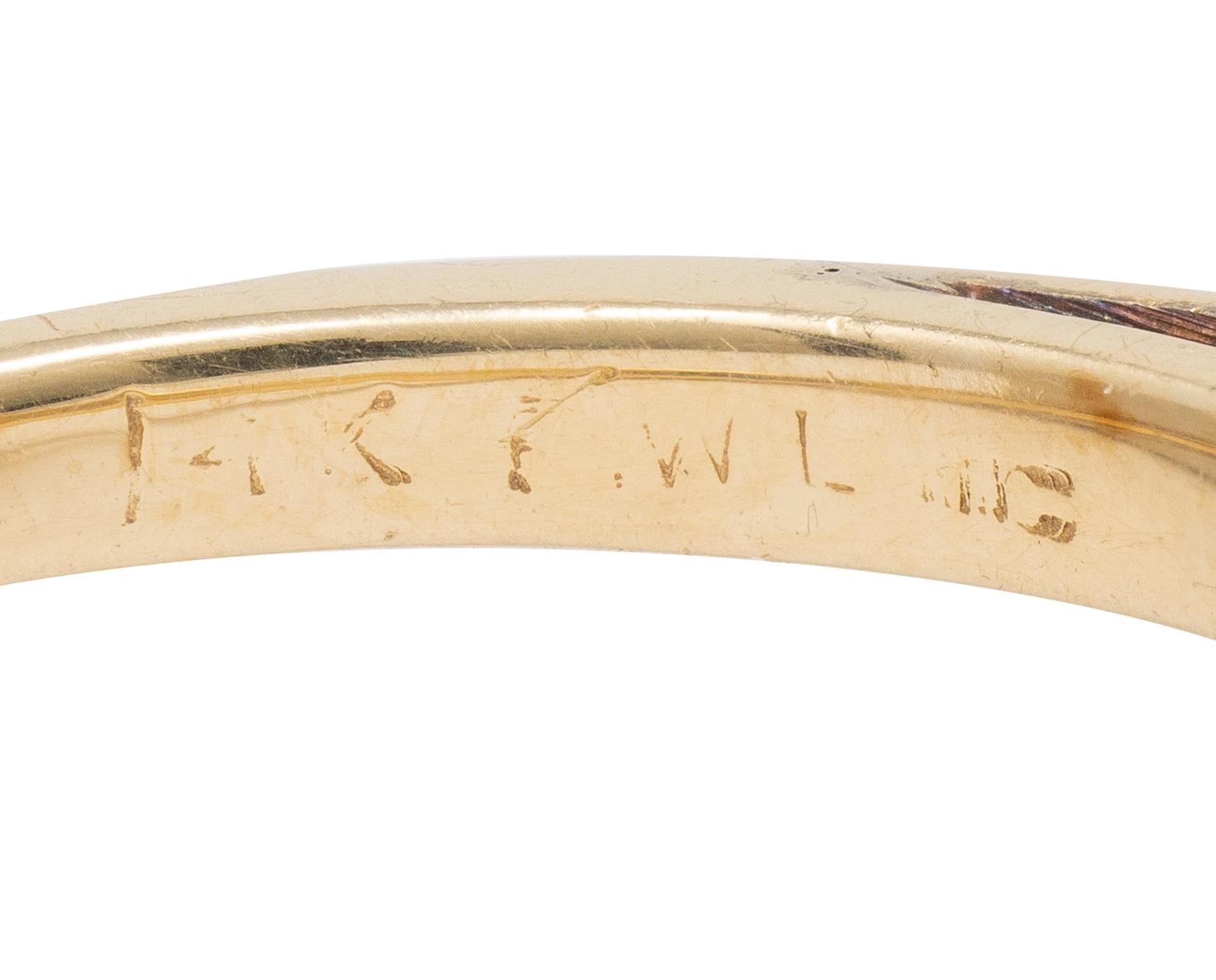 Edwardian 5.13 CTW No Heat Ceylon Sapphire Diamond 14K Antique Halo Ring GIA