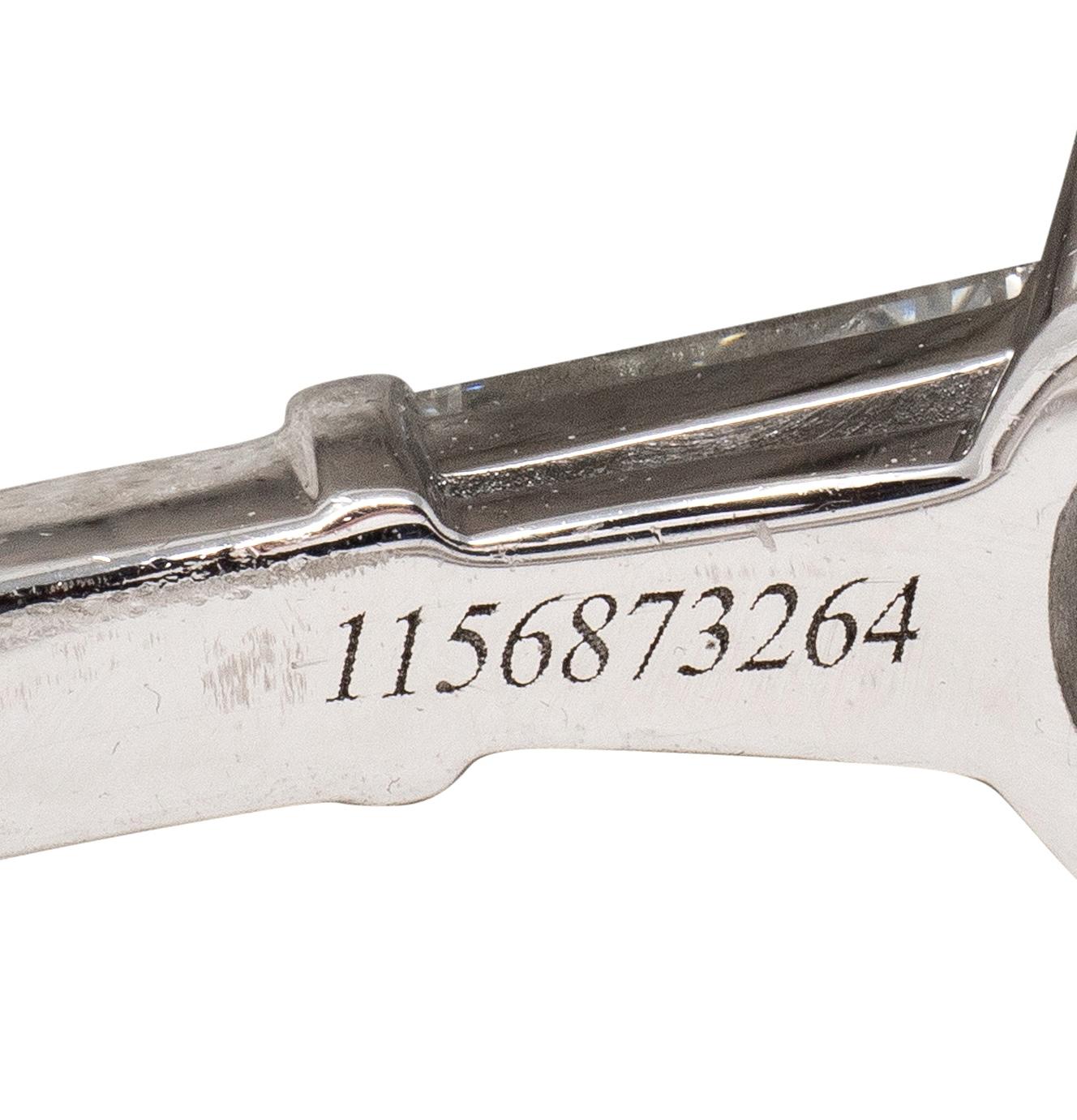 Bulgari 1.36 CTW Oval Cut Diamond Platinum Contemporary Engagement Ring GIA