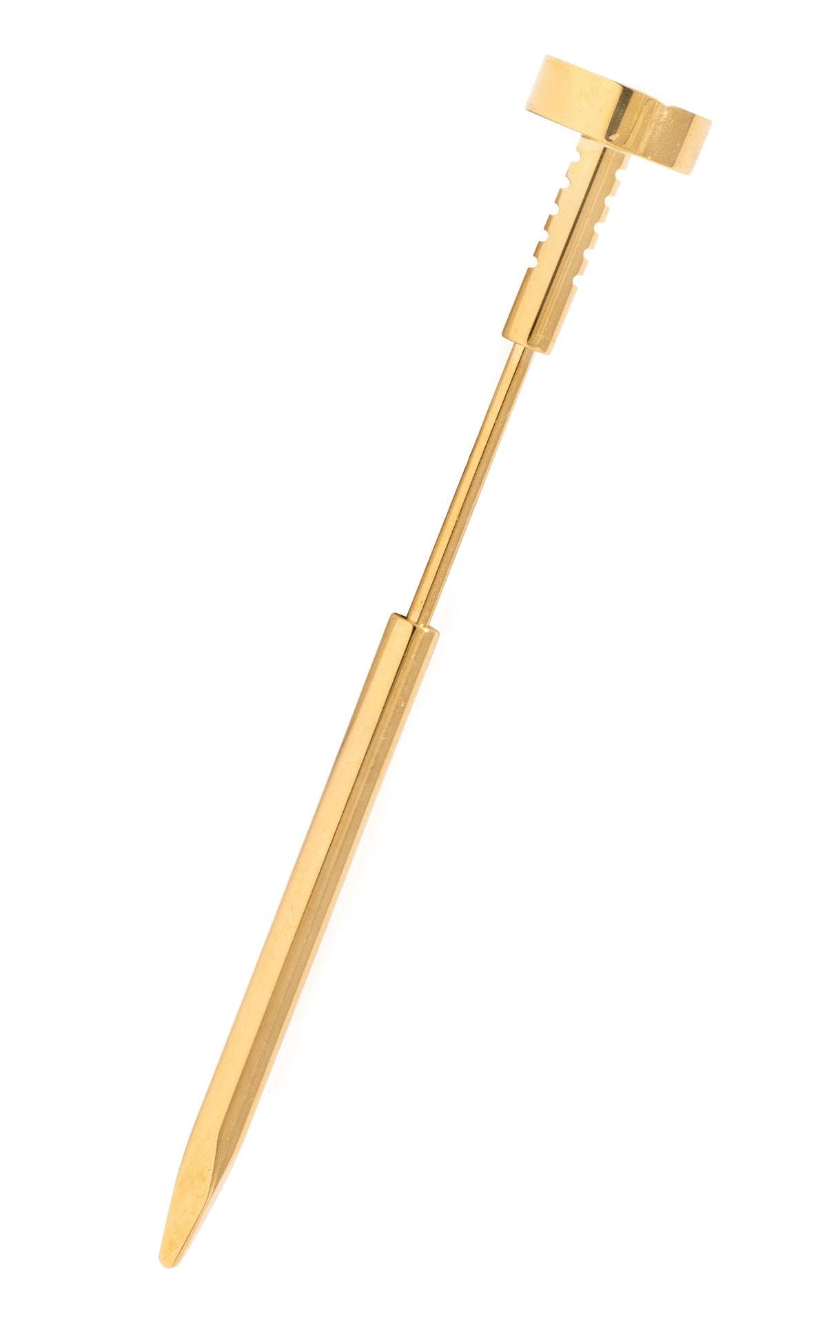 Cartier French 18 Karat Yellow Gold Juste Un Clou Unisex Jabot Brooch