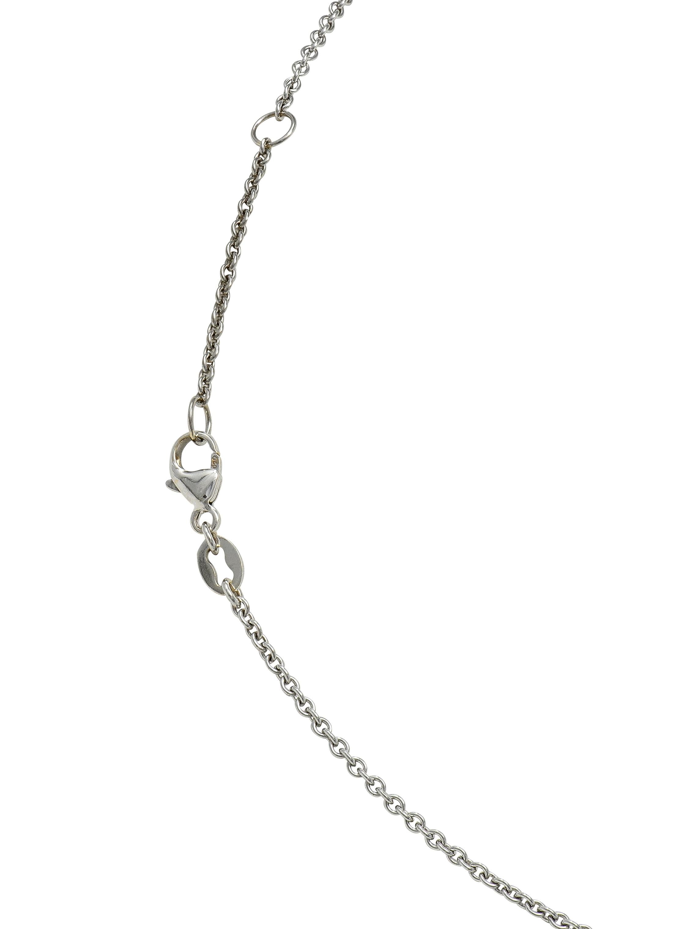 Mikimoto Contemporary Black South Sea Pearl 18K Gold Pearls In Motion Necklace