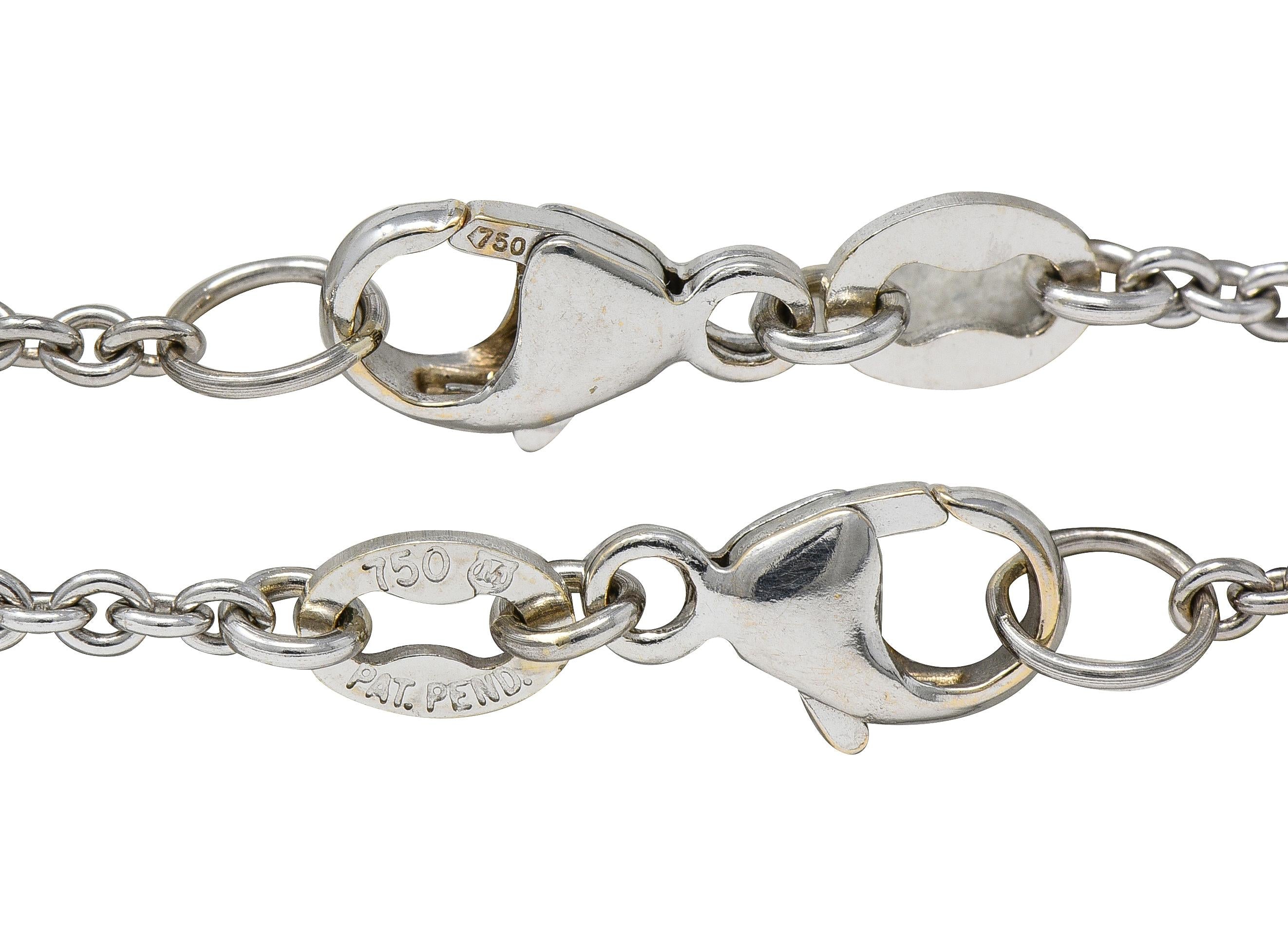 Mikimoto Contemporary Black South Sea Pearl 18K Gold Pearls In Motion Necklace