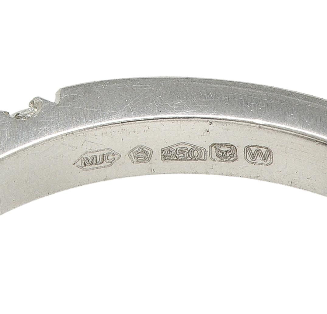 15.69 CTW No Heat Ceylon Blue Sapphire Diamond Platinum Vintage Halo Ring AGL