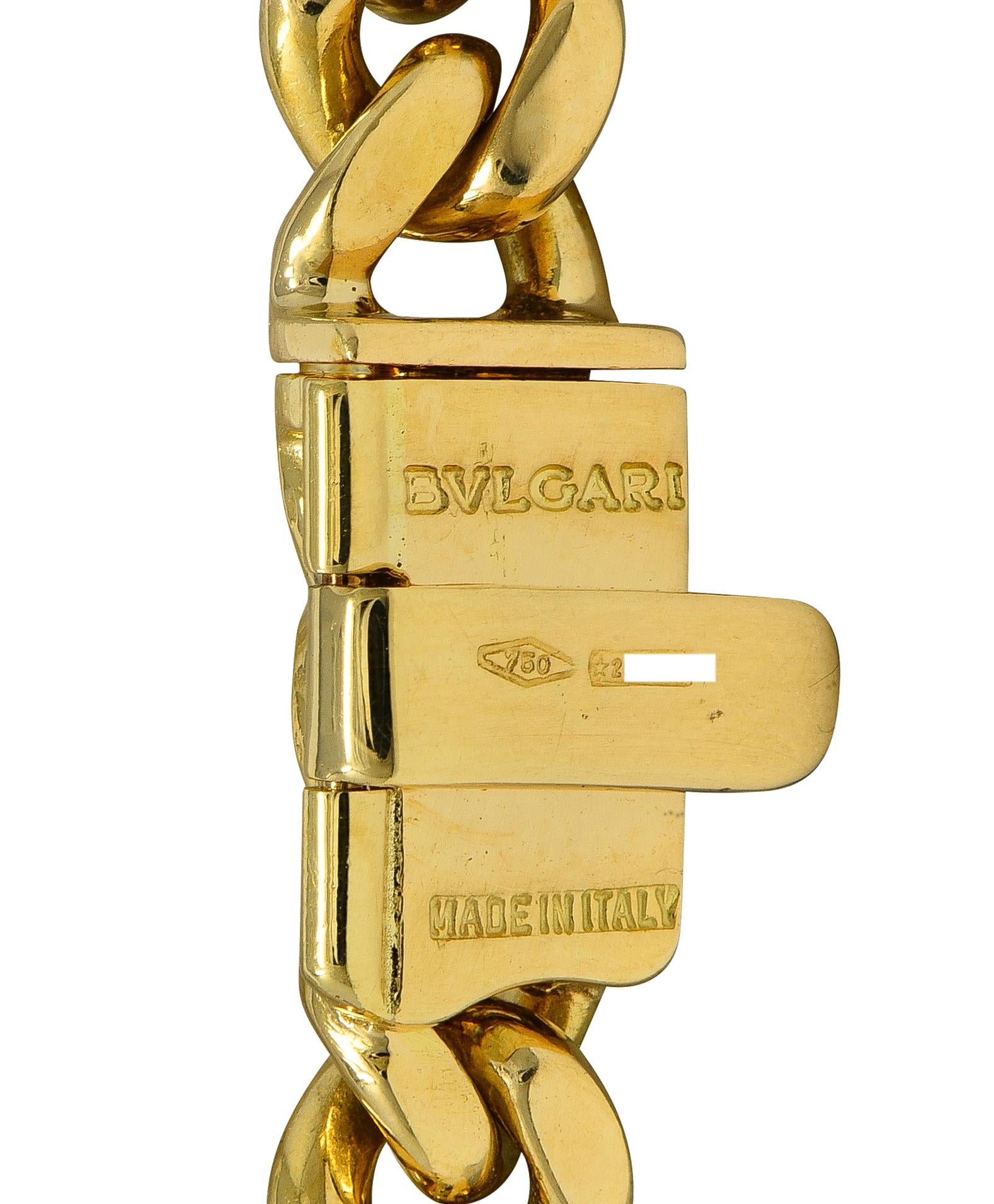 Bulgari Ancient Coin 18K Gold Monete Roman Constantine Vintage Chain Necklace