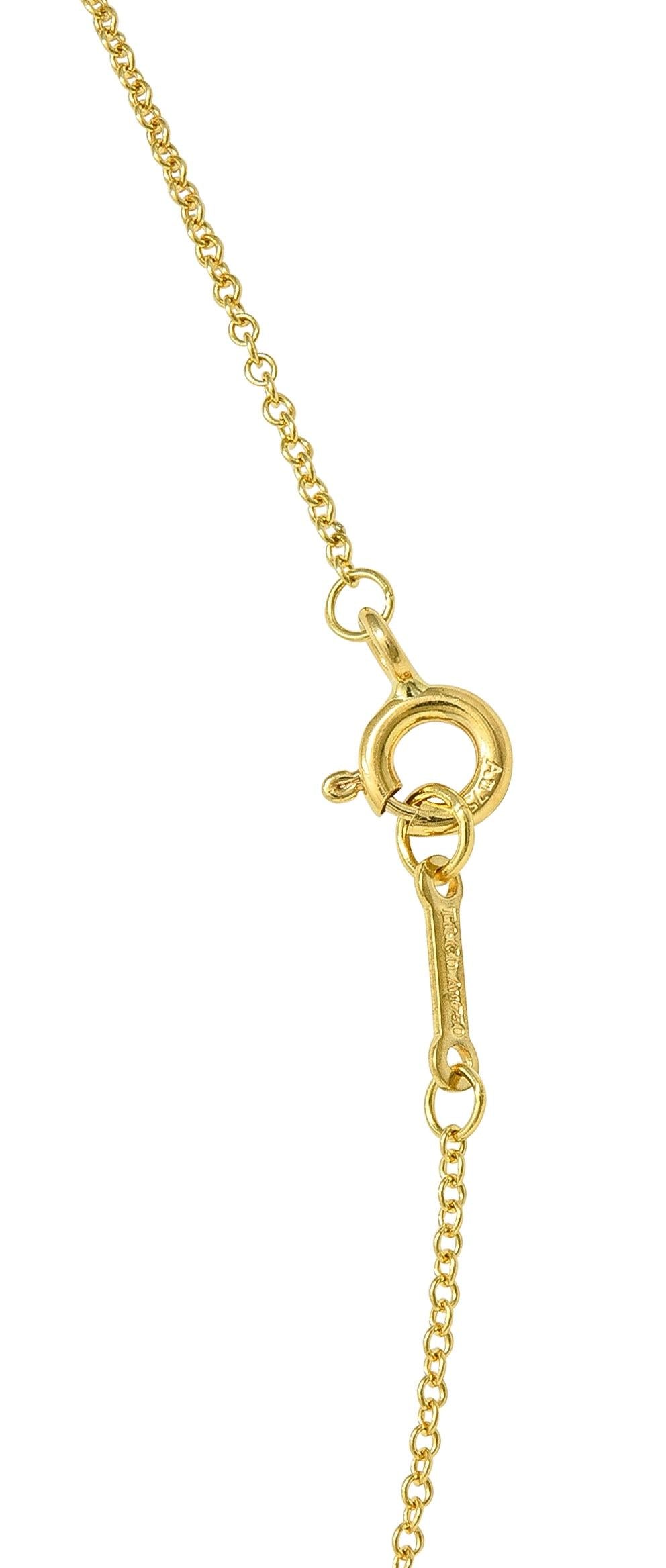 Paloma Picasso Tiffany & Co. 18K Yellow Gold Double Loving Hearts Necklace
