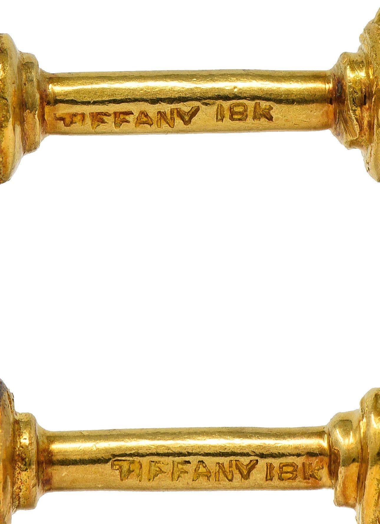 Jean Schlumberger Tiffany & Co. Hematite 18K Gold Vintage Acorn Cufflinks