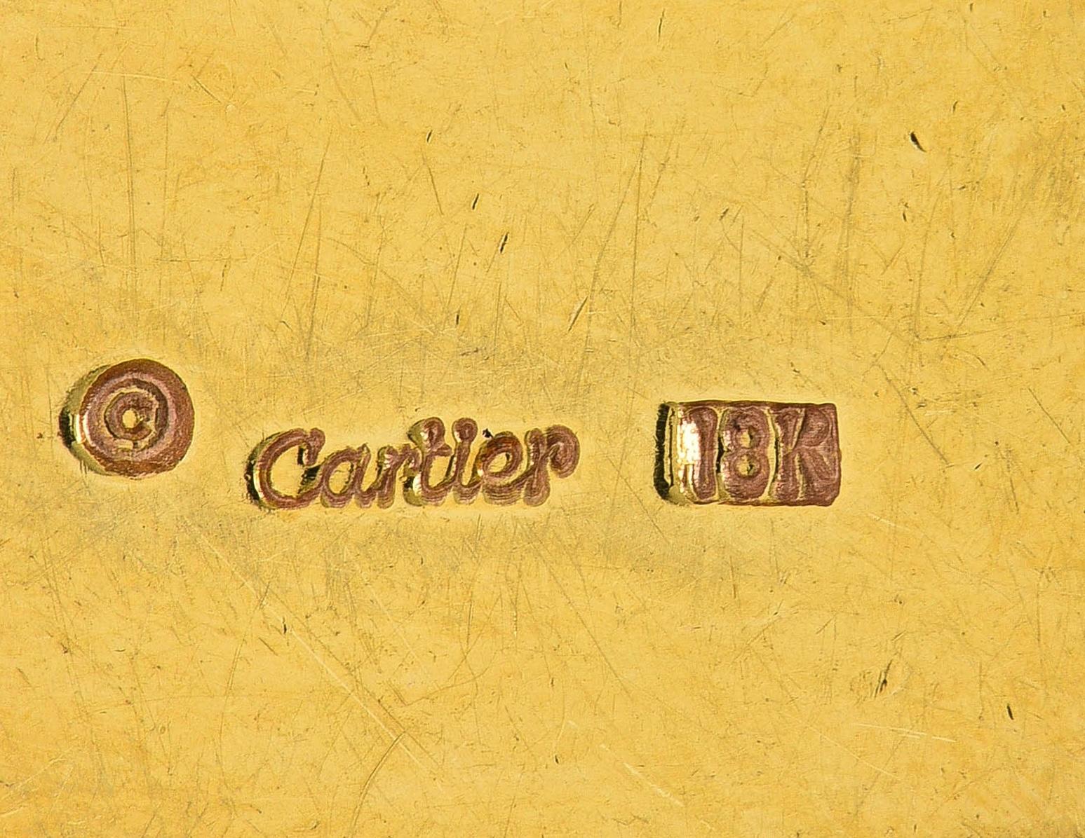 Cartier 1970's 18 Karat Yellow Gold Vintage 1 Ounce Gold Bar Ingot Pendant Charm