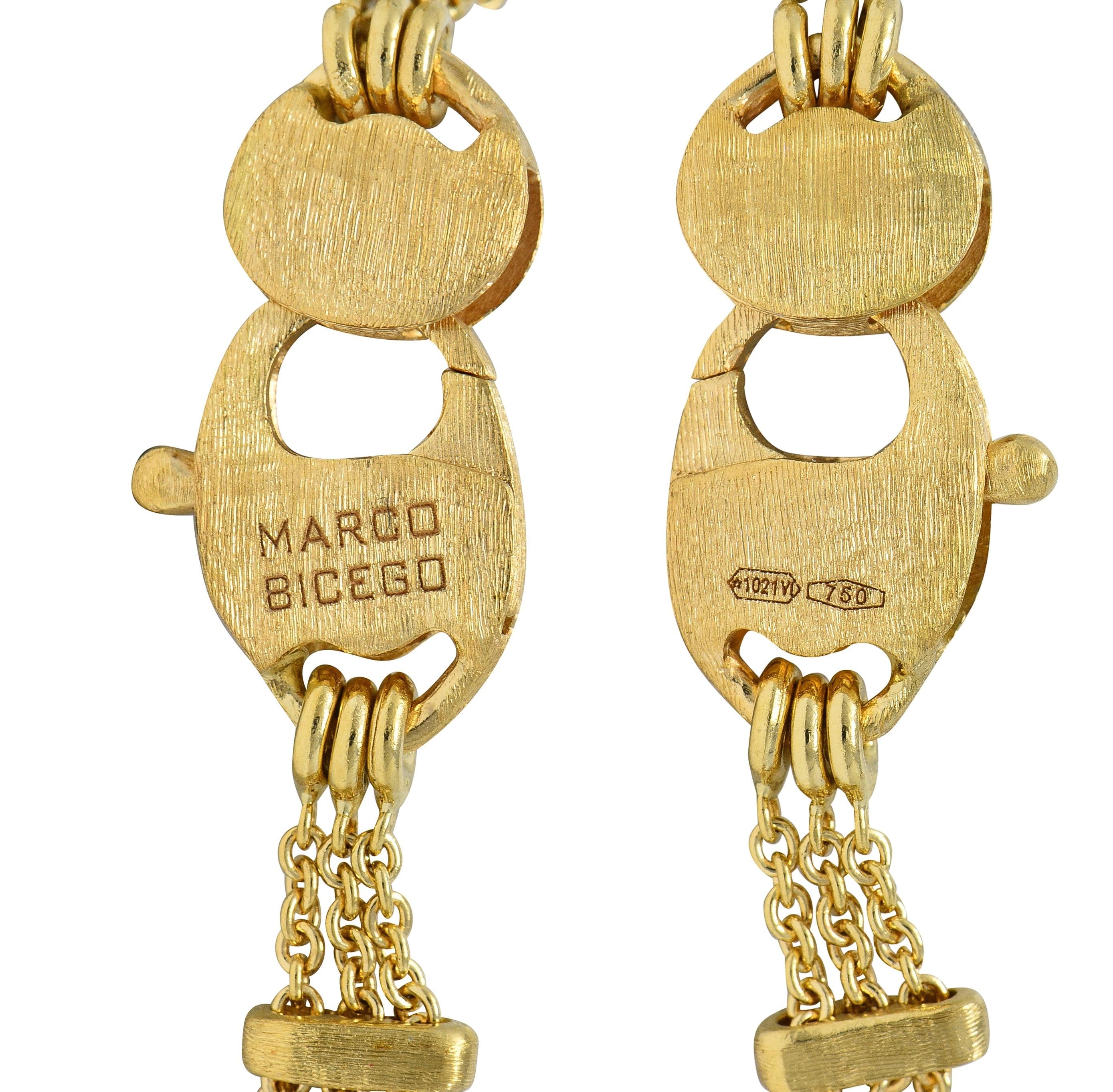 Marco Bicego Contemporary Multi-Gem 18K Gold Paradise Multi-Strand Necklace