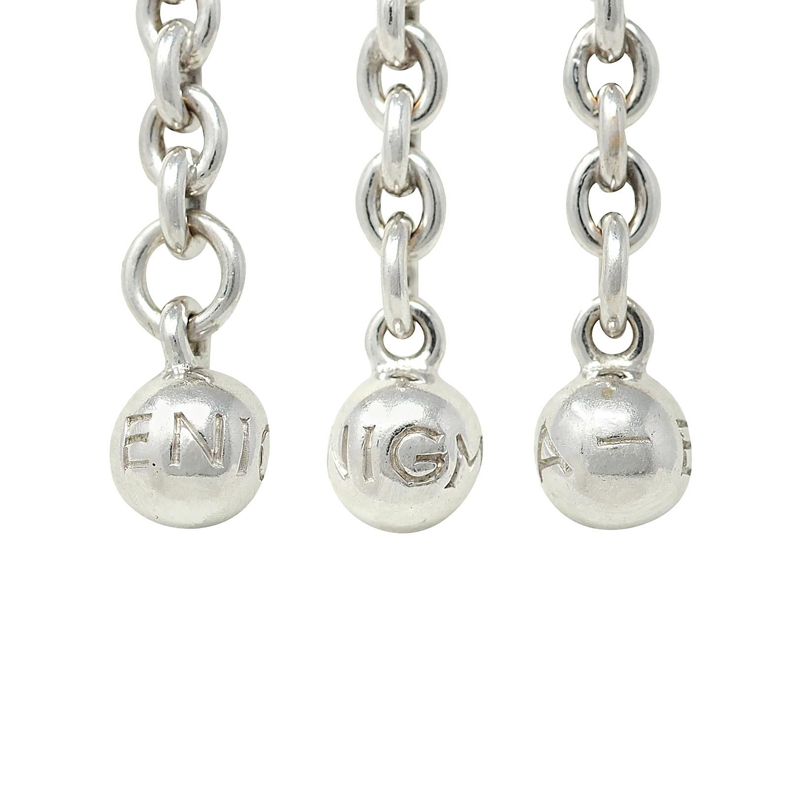 Bulgari Enigma 2000's 2.50 CTW Diamond 18K Gold Lips Station Chain Necklace