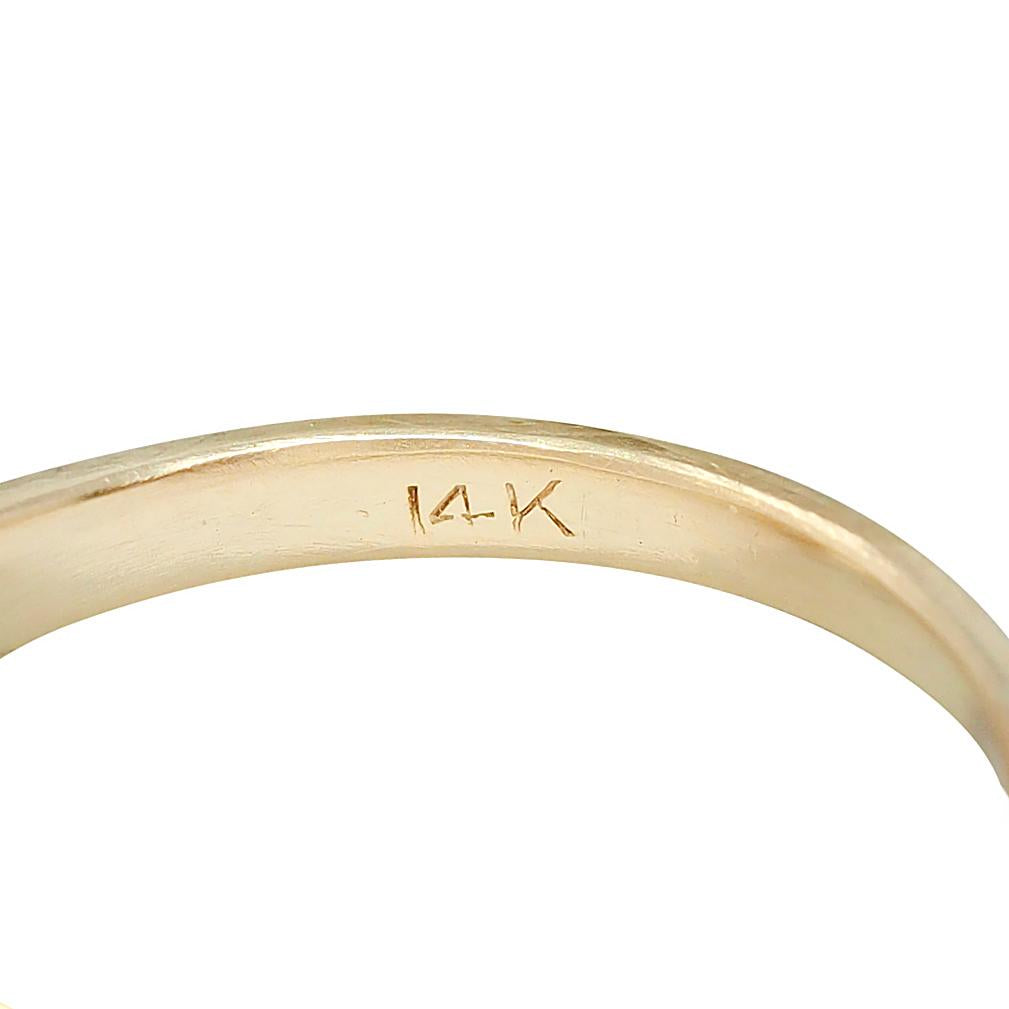 Victorian 1.96 CT European Diamond 14K Gold Antique Solitaire Engagement Ring