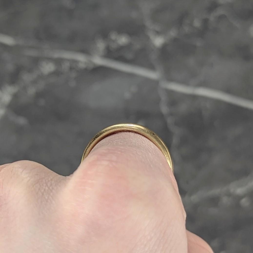 Tiffany & Co. 1983 18 Karat Yellow Gold Vintage Forever Unisex Wedding Band Ring