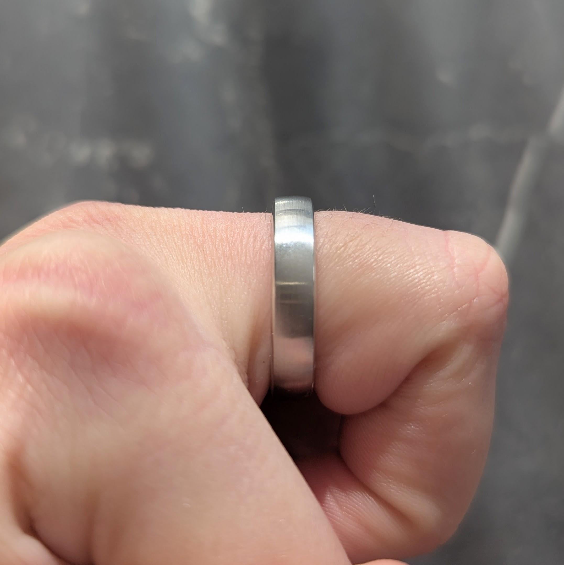 Tiffany & Co. 2000's Platinum Wedding Band Ring