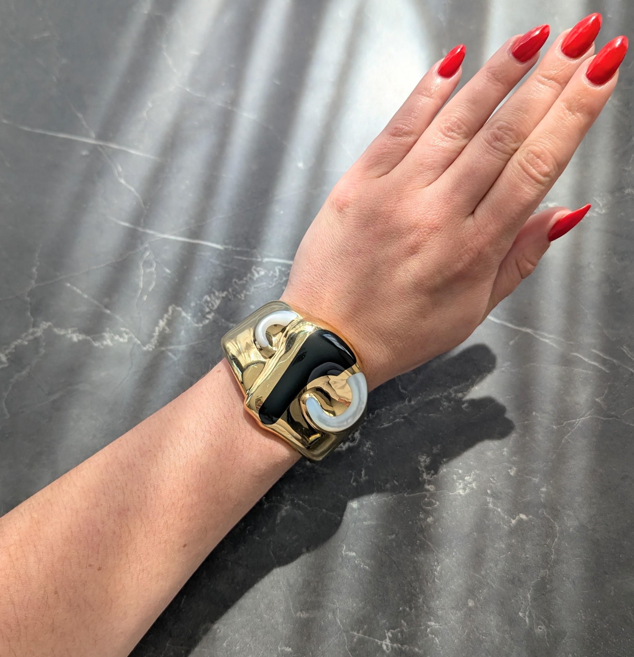 Tiffany & Co. Elsa Peretti 1970's 18K Gold Vintage Taurus Zodiac Cuff Bracelet