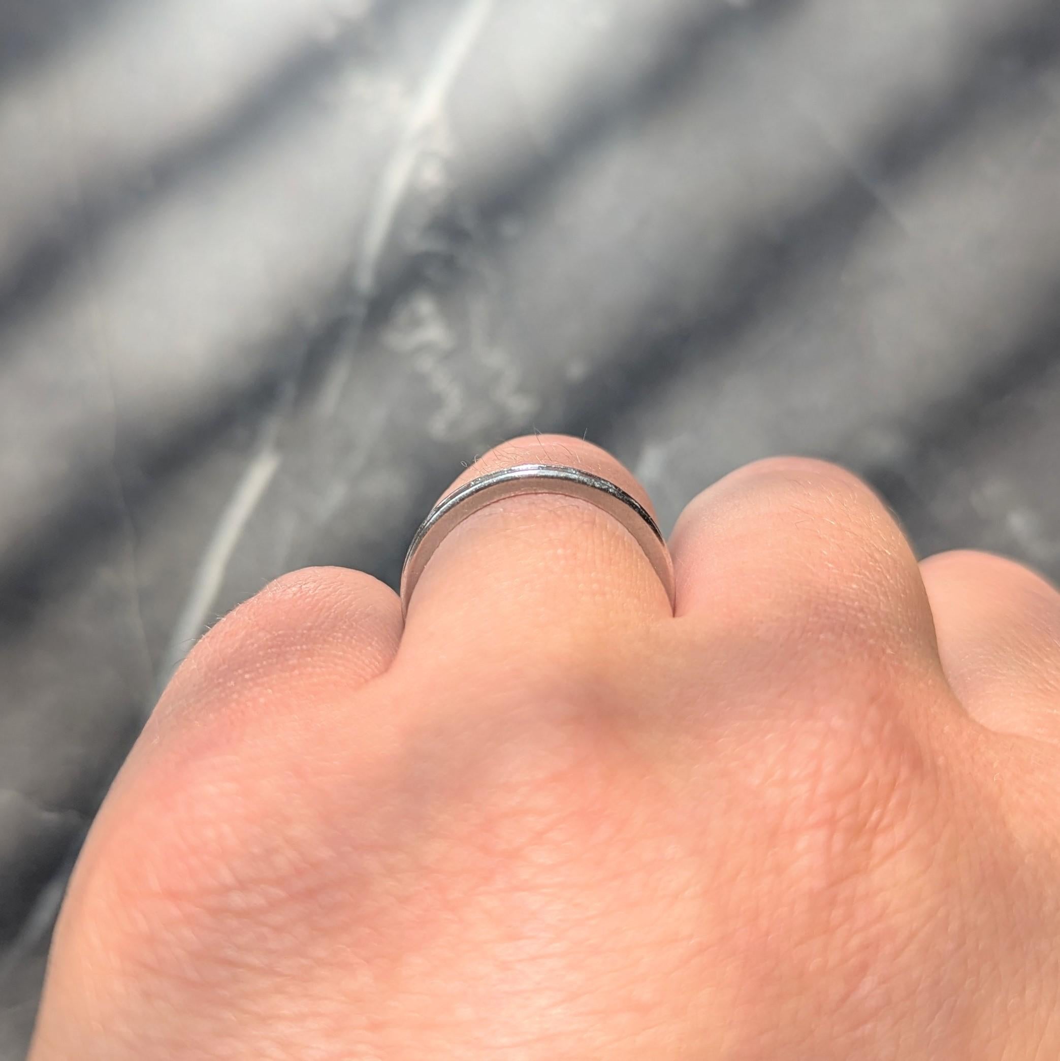 Art Deco Baguette Cut Diamond Platinum Vintage Eternity Wedding Band Ring