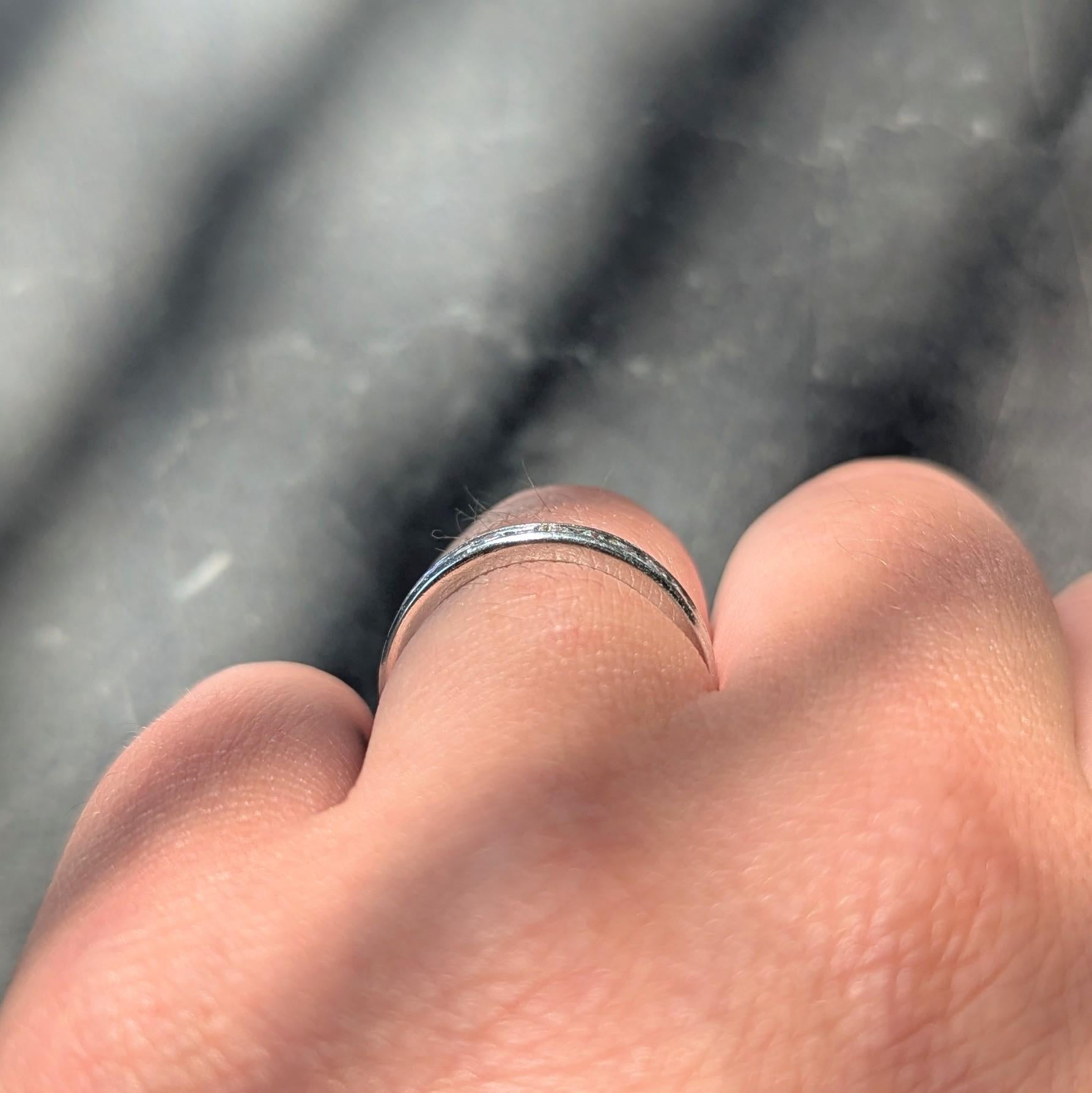 Tiffany & Co. Contemporary 0.90 CTW Diamond Platinum Eternity Channel Band Ring