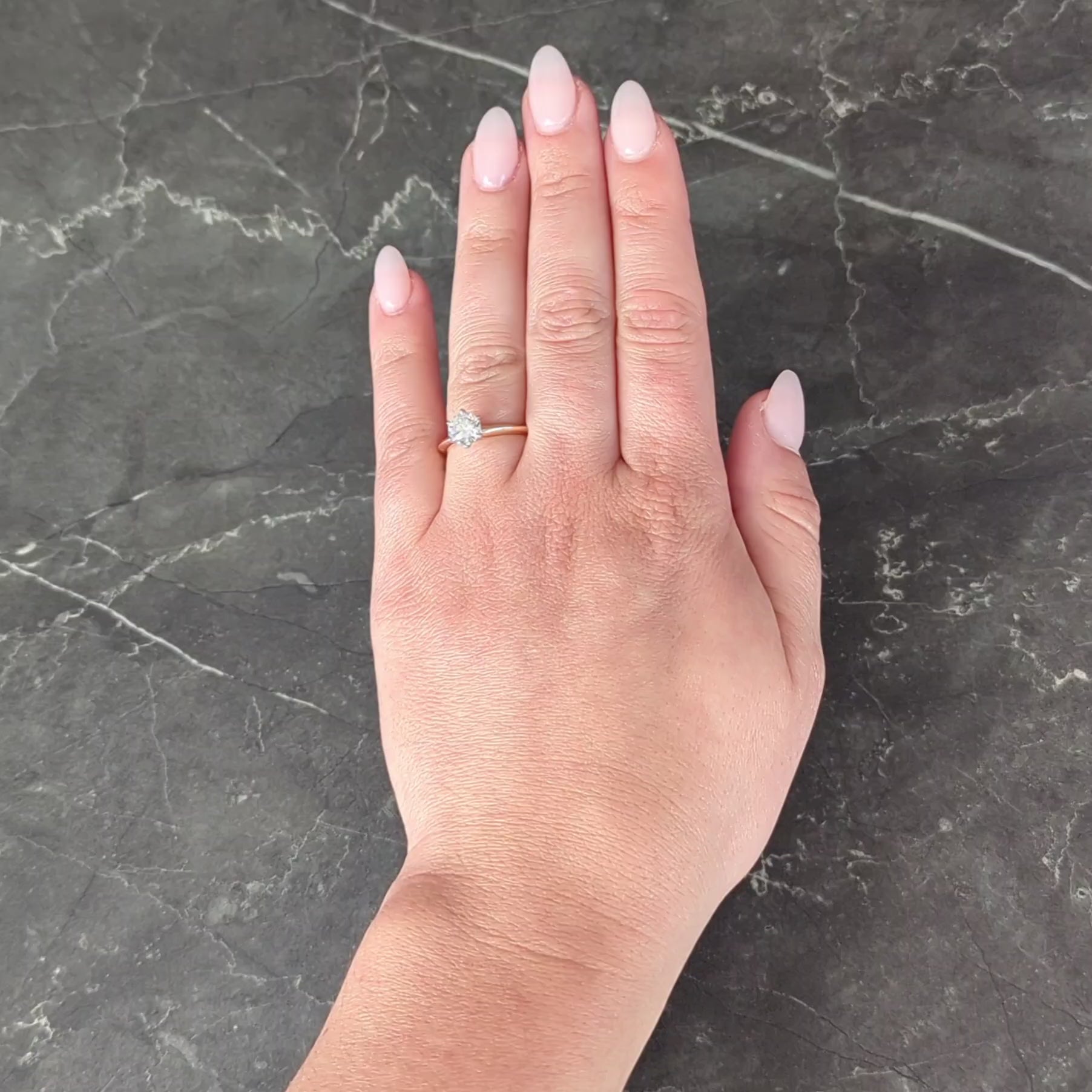 Tiffany & Co. 1.01 CT Diamond Platinum 18K Gold Solitaire Engagement Ring GIA