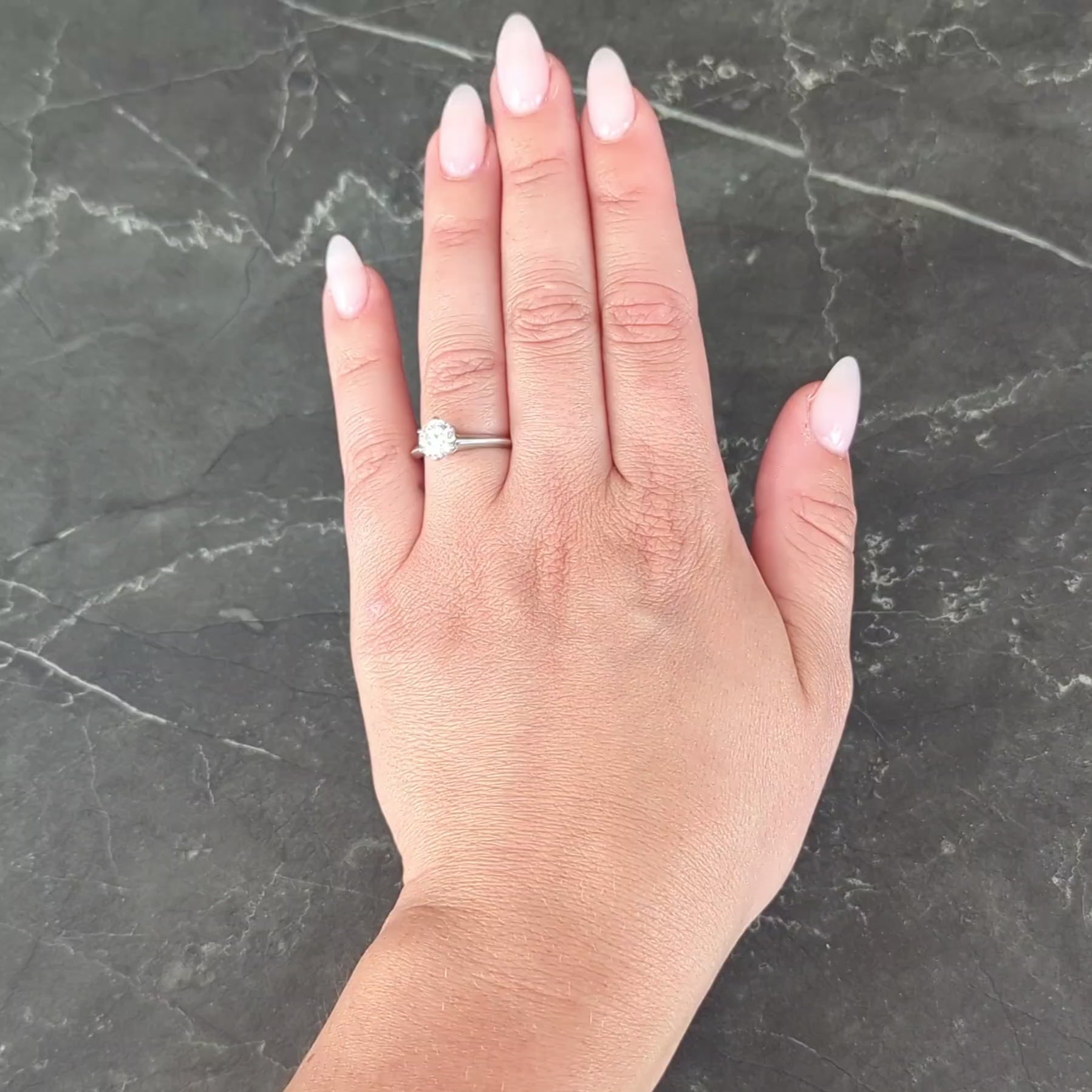 Tiffany & Co. 1.11 Carat Round Diamond Platinum Solitaire Engagement Ring GIA