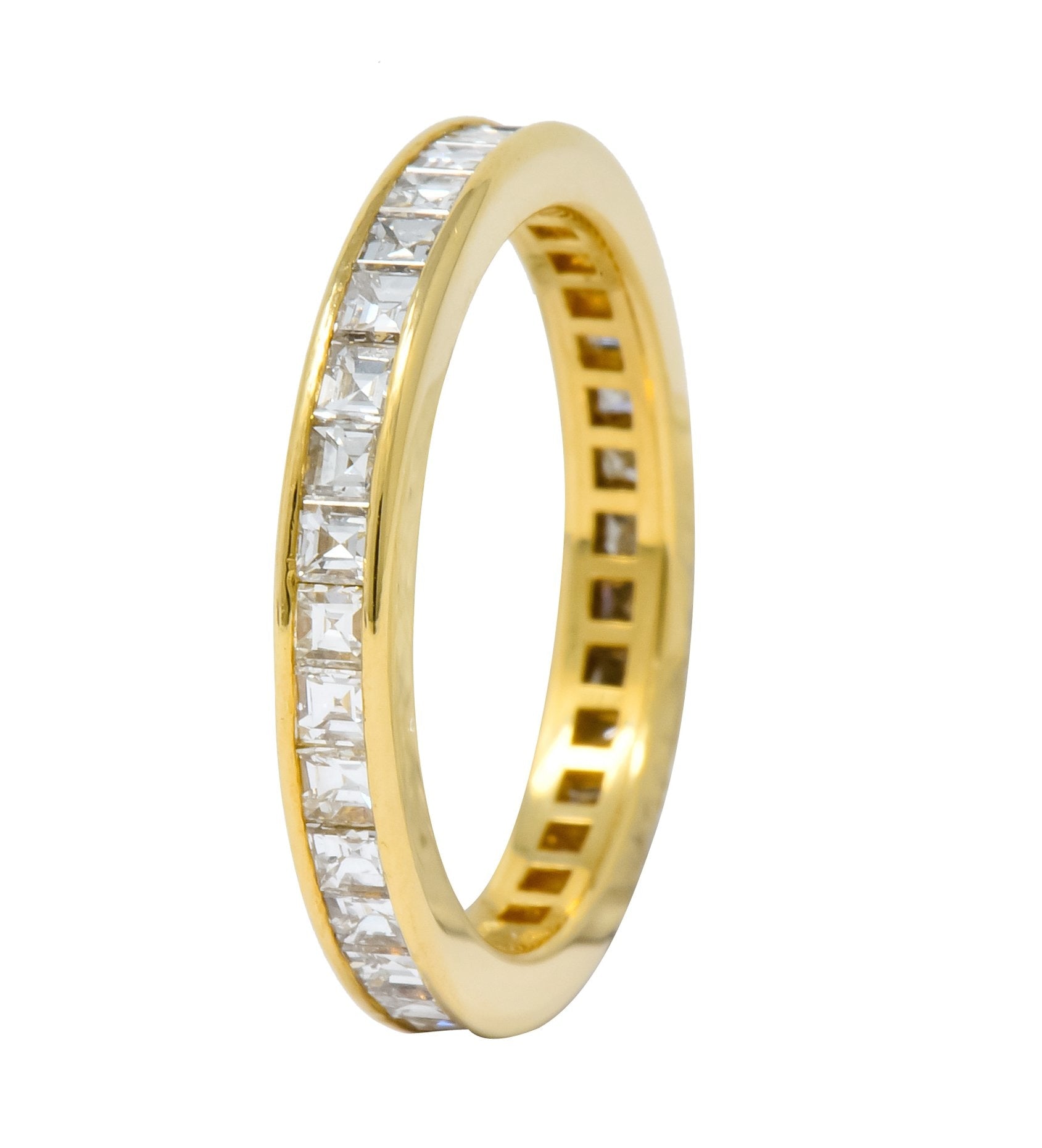 Tiffany & Co. Vintage 1.20 CTW Diamond 18 Karat Gold Eternity Band Ring - Wilson's Estate Jewelry