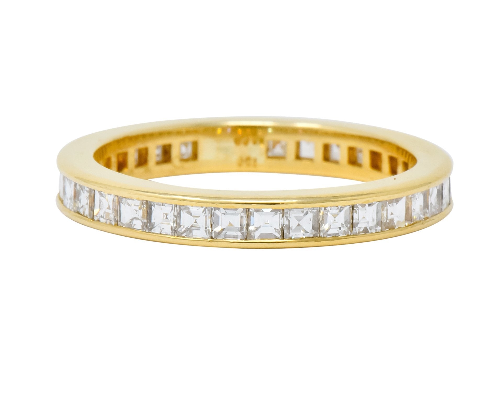 Tiffany & Co. Vintage 1.20 CTW Diamond 18 Karat Gold Eternity Band Ring - Wilson's Estate Jewelry