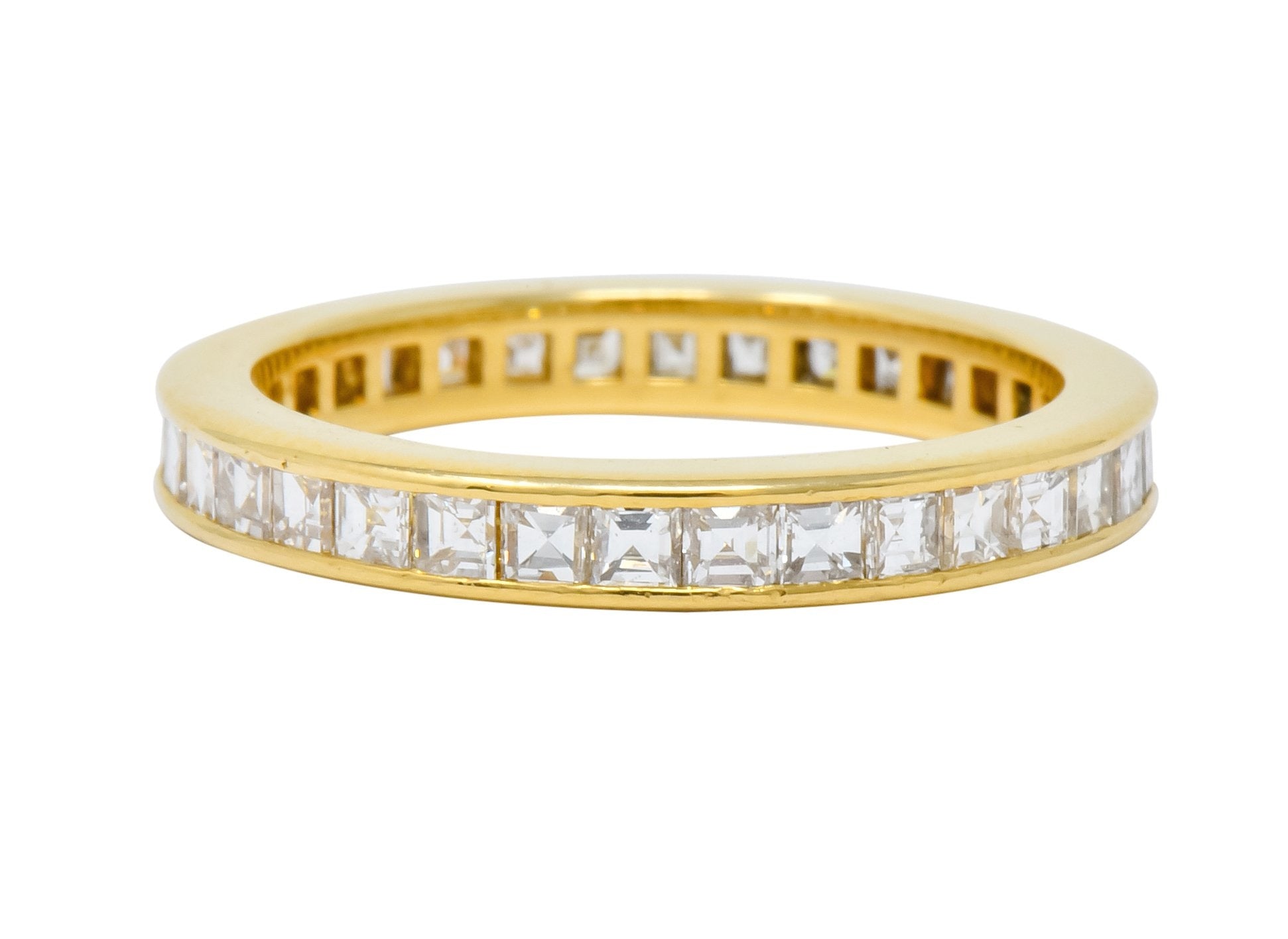 Tiffany & Co. Vintage 1.20 CTW Diamond 18 Karat Gold Eternity Band Ring - Wilson's Estate Jewelry