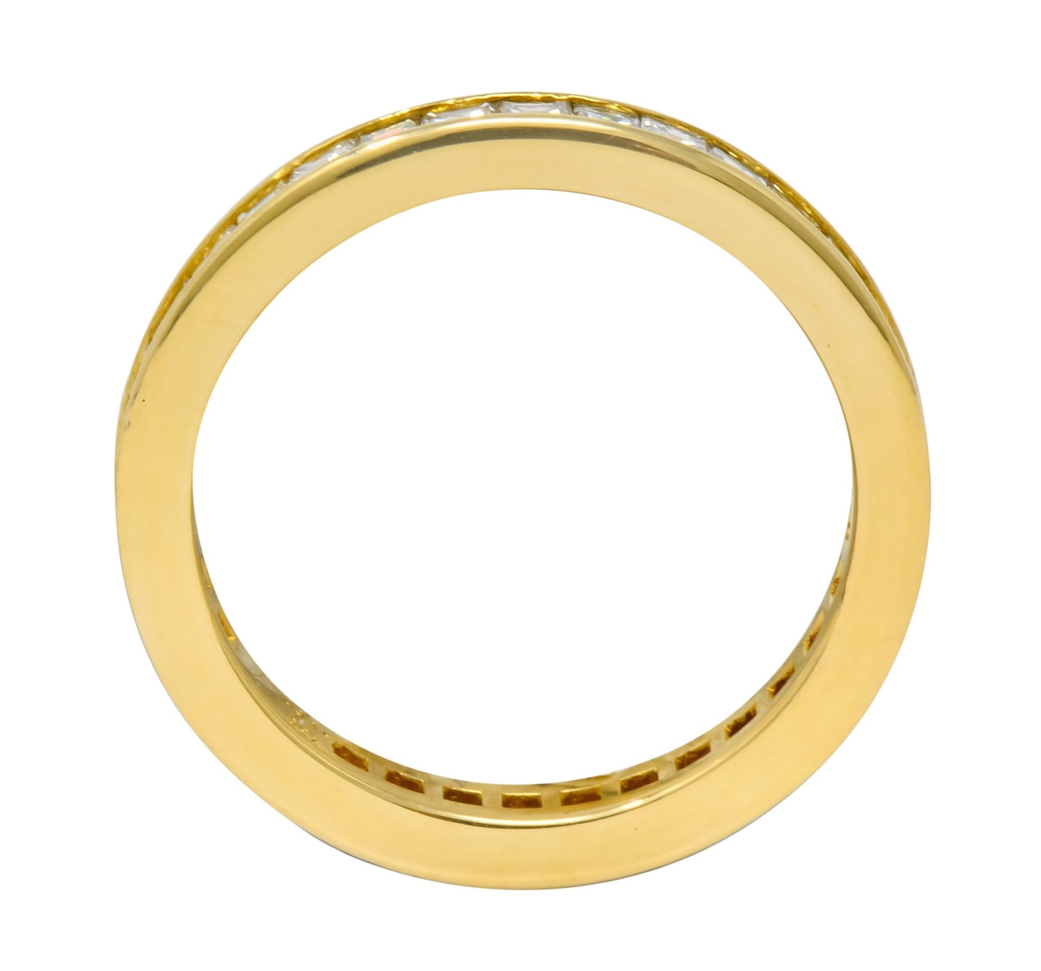 Tiffany & Co. Vintage 1.20 CTW Diamond 18 Karat Gold Eternity Band Ring - Wilson's Estate Jewelry