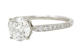 Tiffany & Co. Contemporary 2.02 CTW Diamond Platinum Harmony Engagement Ring Wilson's Estate Jewelry