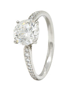 Tiffany & Co. Contemporary 2.02 CTW Diamond Platinum Harmony Engagement Ring Wilson's Estate Jewelry