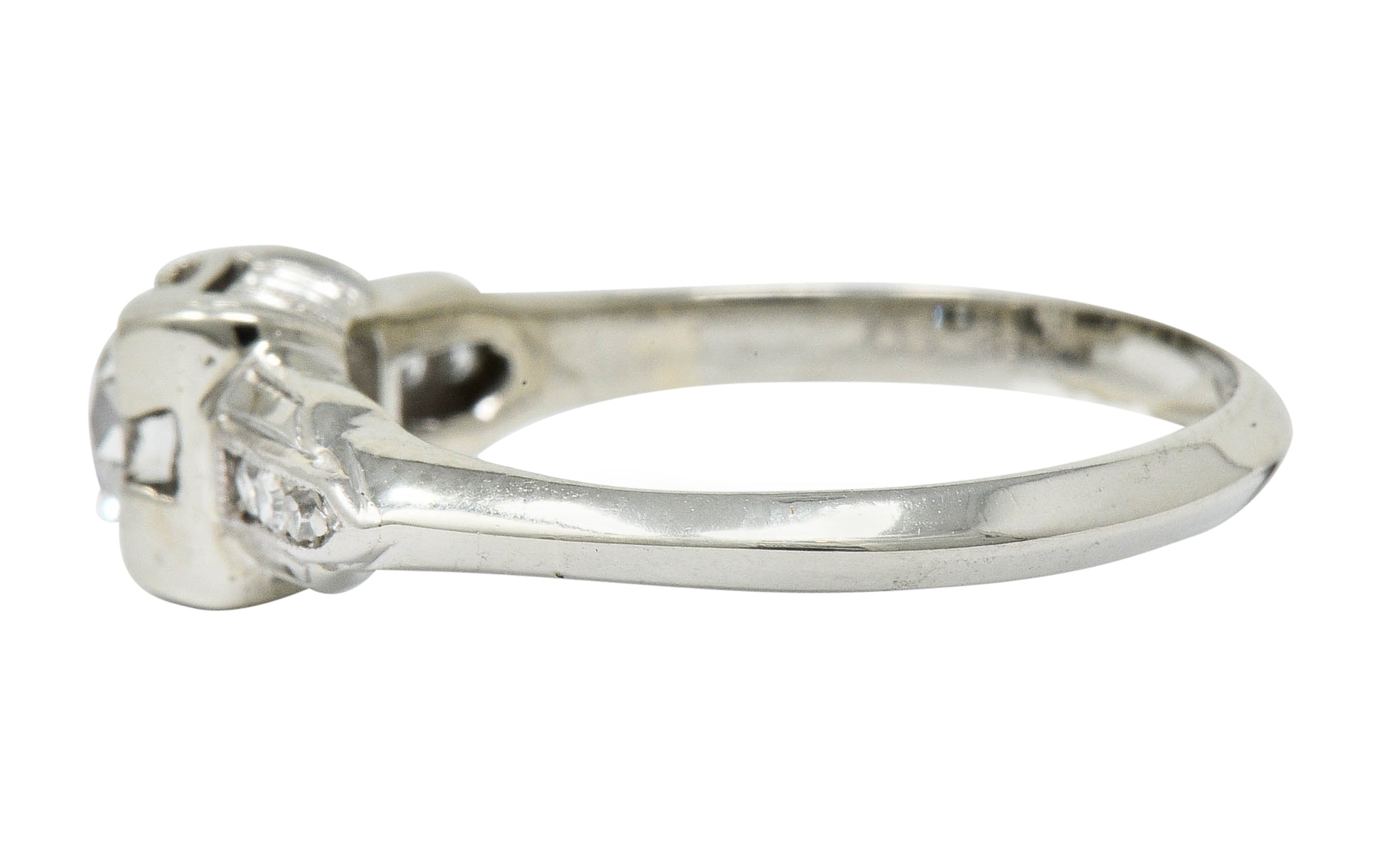 Art Deco 0.67 CTW Diamond 18 Karat Gold Engagement RingRing - Wilson's Estate Jewelry