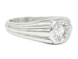Tiffany & Co. Art Deco 1.50 CTW Diamond Platinum Men's Engagement RingRing - Wilson's Estate Jewelry