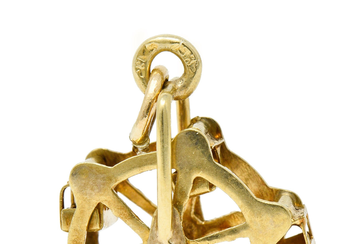 Austrian 14 Karat Gold Ferris Wheel Charm Circa 1920scharm - Wilson's Estate Jewelry