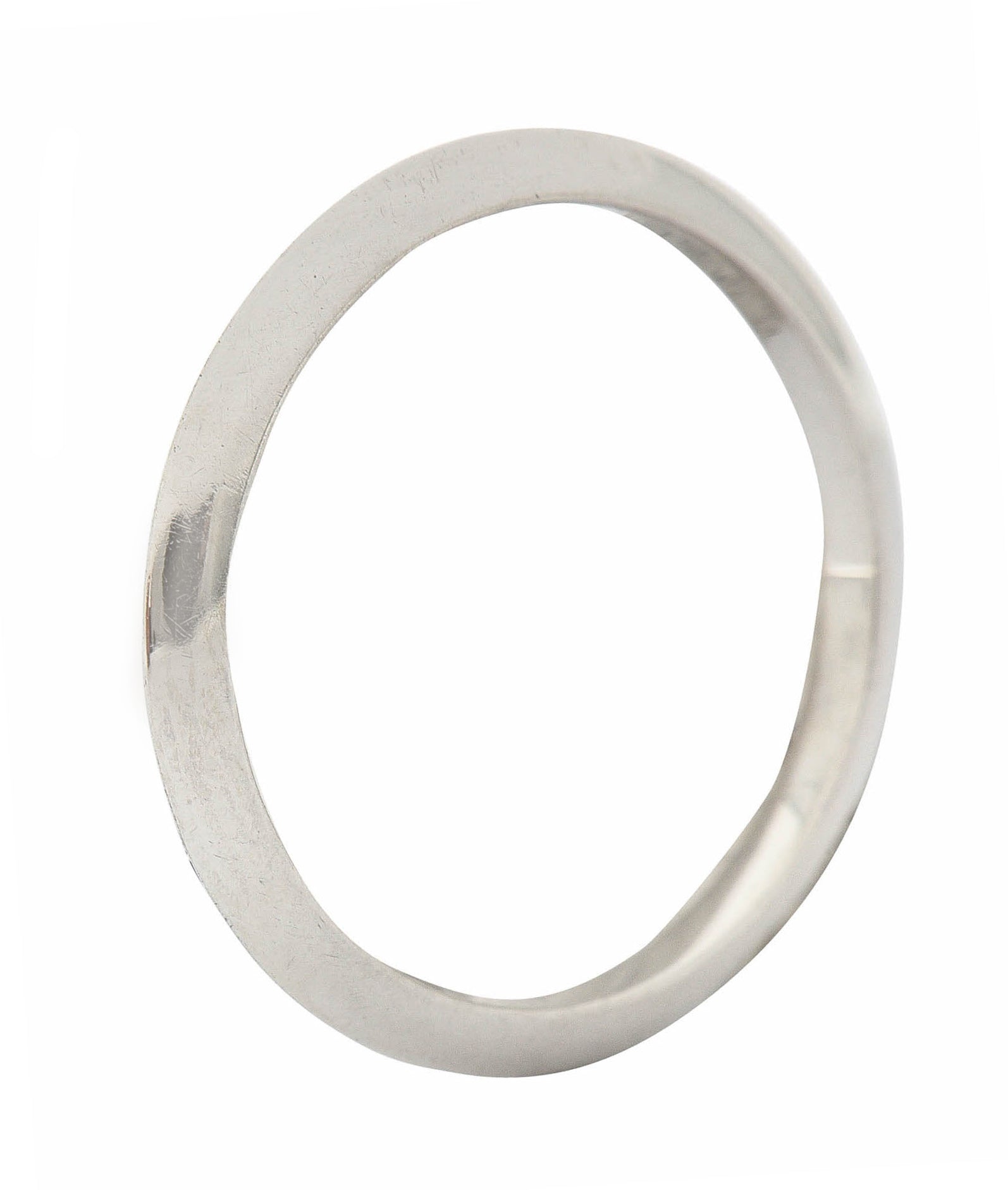Tiffany & Co. Platinum Knife Edge Wedding Band RingRing - Wilson's Estate Jewelry