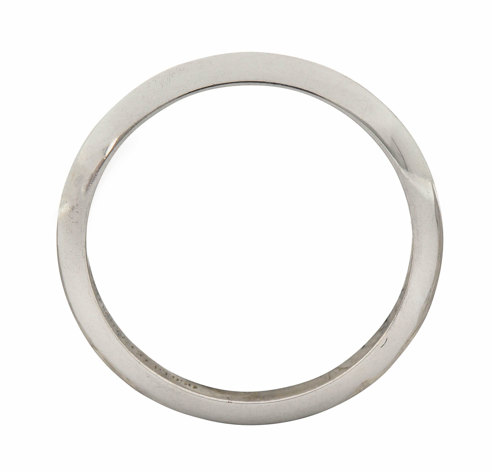 Tiffany & Co. Platinum Knife Edge Wedding Band RingRing - Wilson's Estate Jewelry