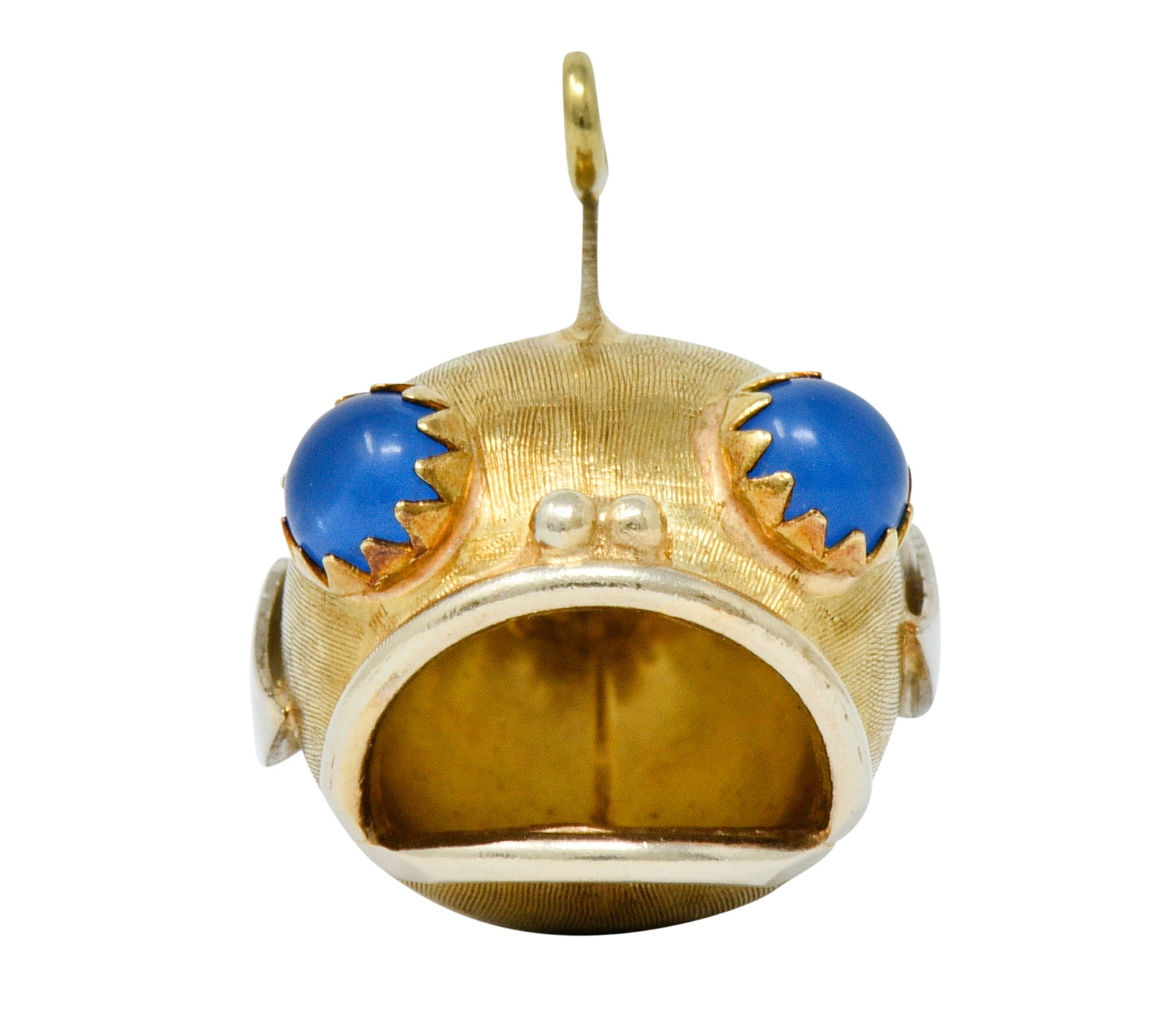1960's Vintage 14 Karat Two-Tone Gold Fish Charmcharm - Wilson's Estate Jewelry