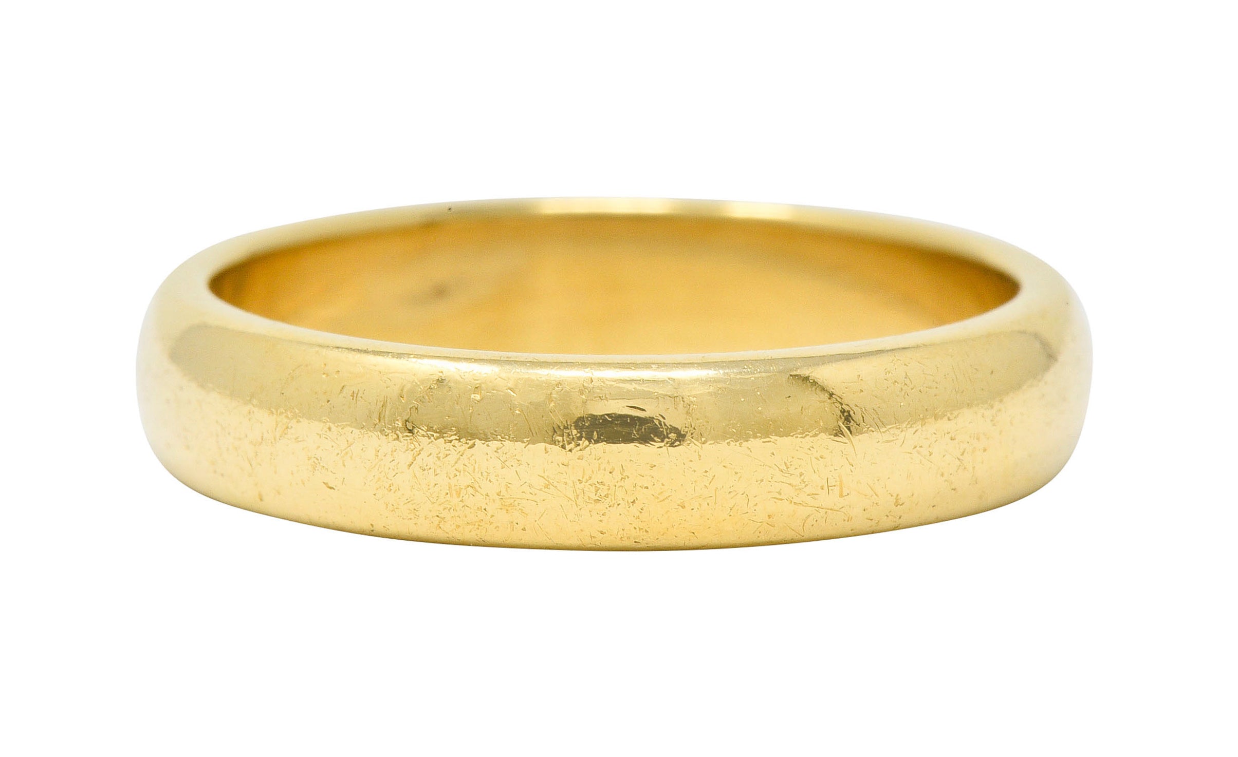 Tiffany & Co. 18 Karat Gold 4.5 MM Men's Wedding Band RingRing - Wilson's Estate Jewelry