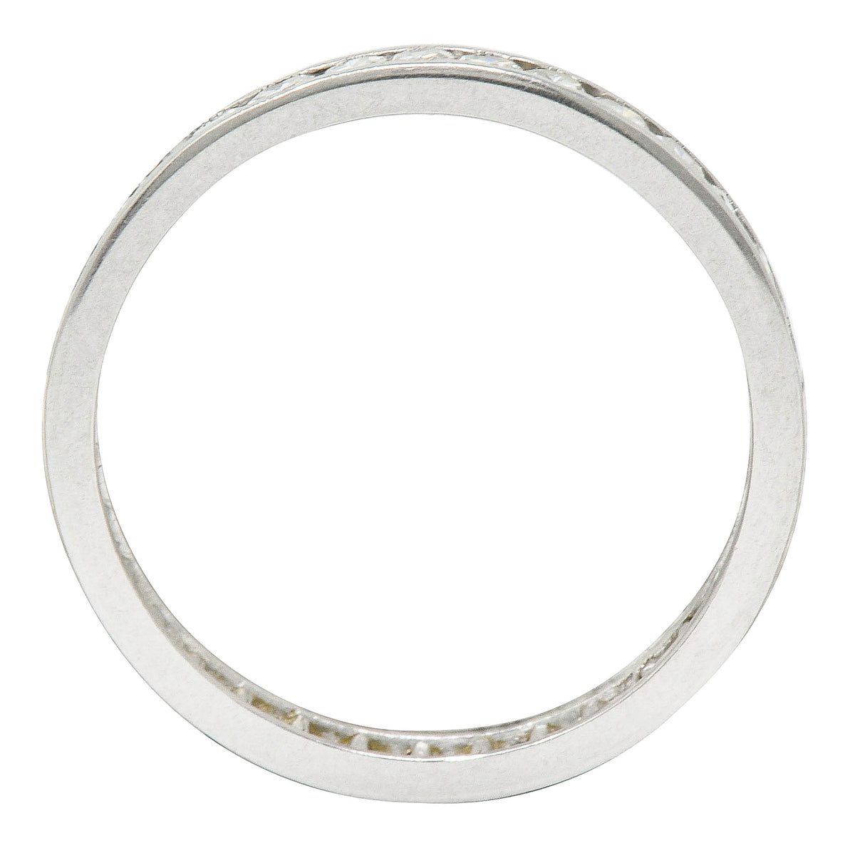 Art Deco 1.00 CTW Diamond Platinum Eternity Band RingRing - Wilson's Estate Jewelry