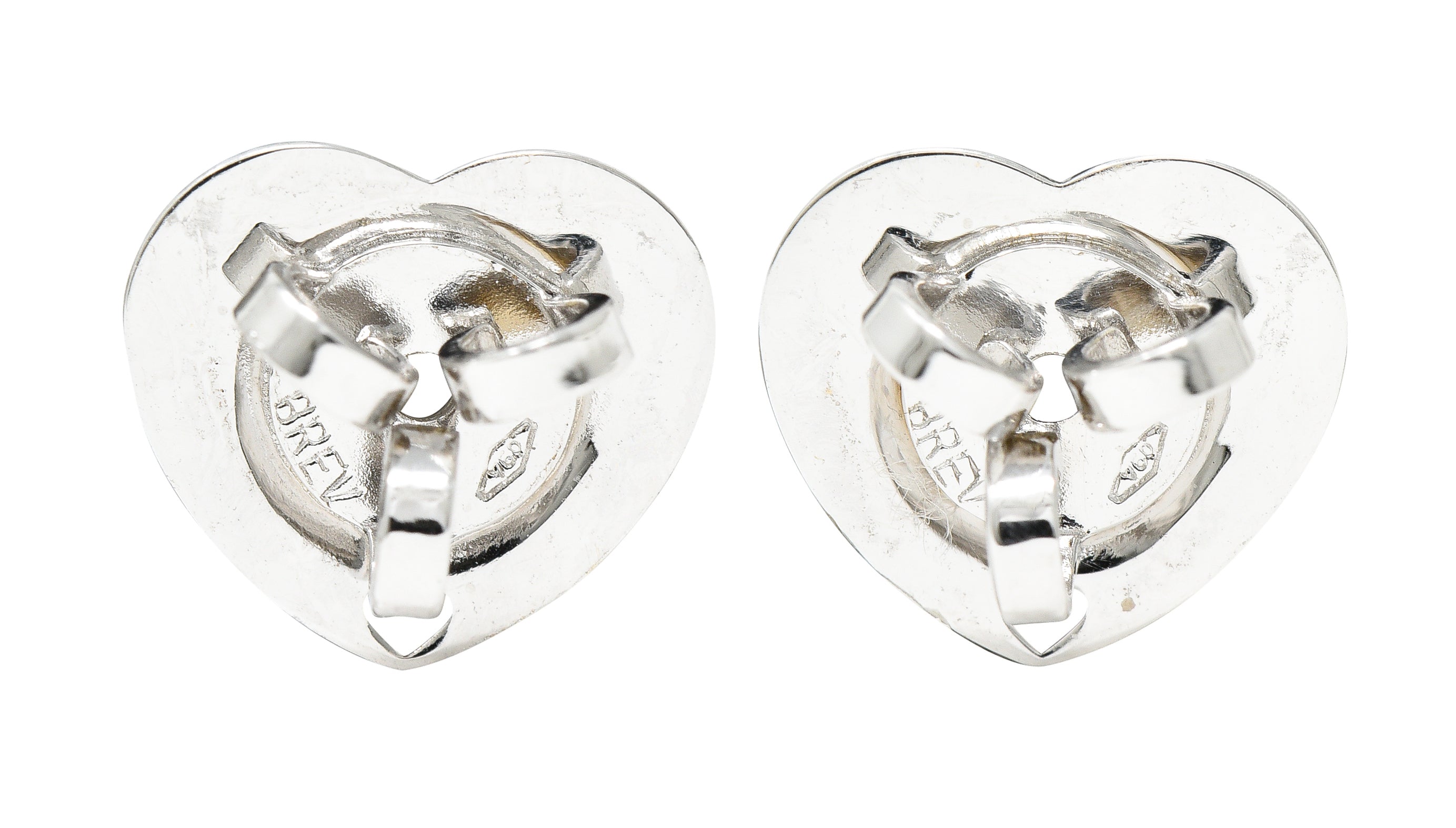 Roberto Coin 1.69 CTW Diamond 18 Karat White Gold Cento Drop Earrings Wilson's Estate Jewelry