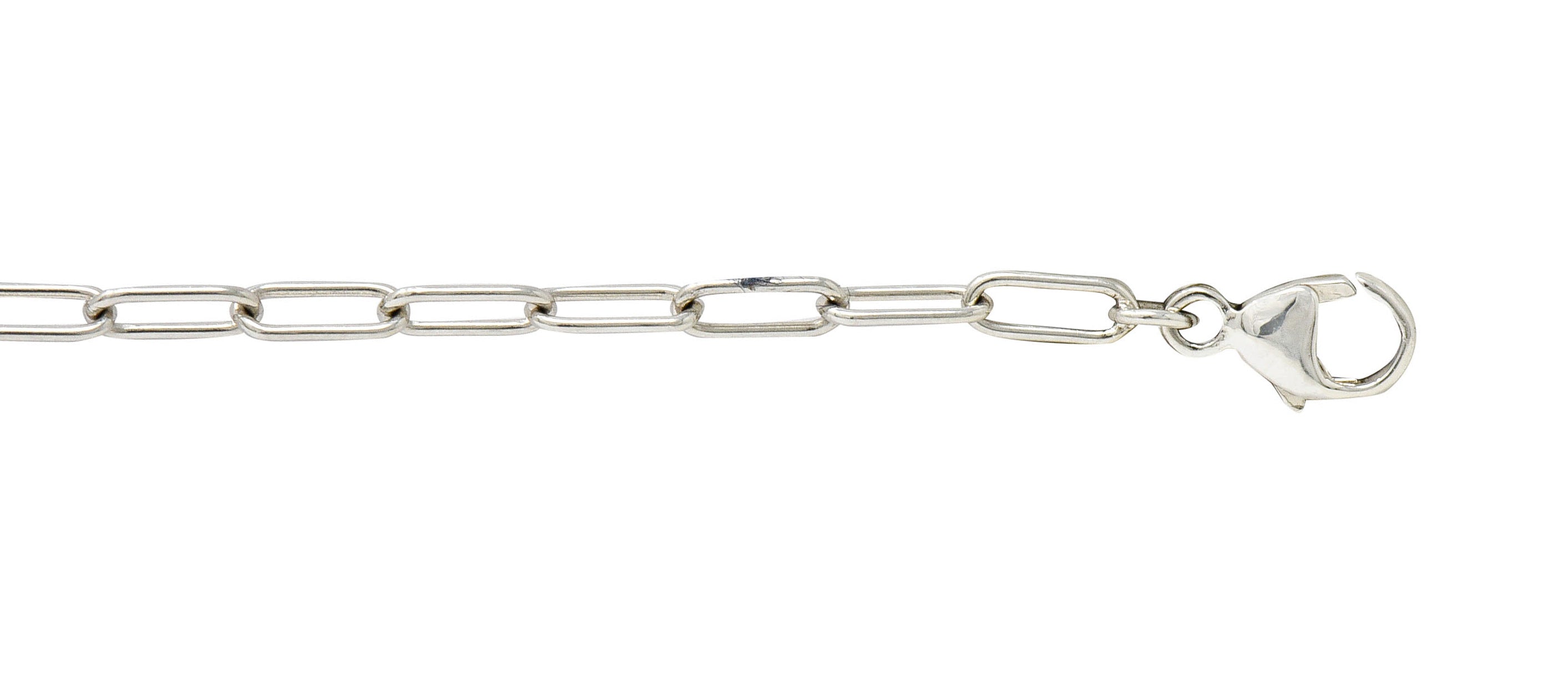 Tiffany & Co. Sapphire Amethyst Emerald Diamond Platinum Ski Charm Braceletbracelet - Wilson's Estate Jewelry