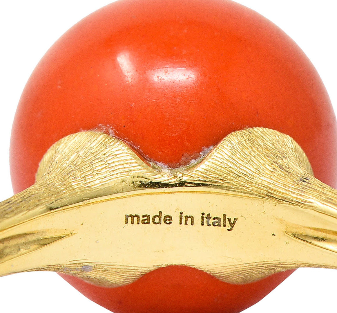 Marco Bicego Coral 18 Karat Gold Africa Boule RingRing - Wilson's Estate Jewelry