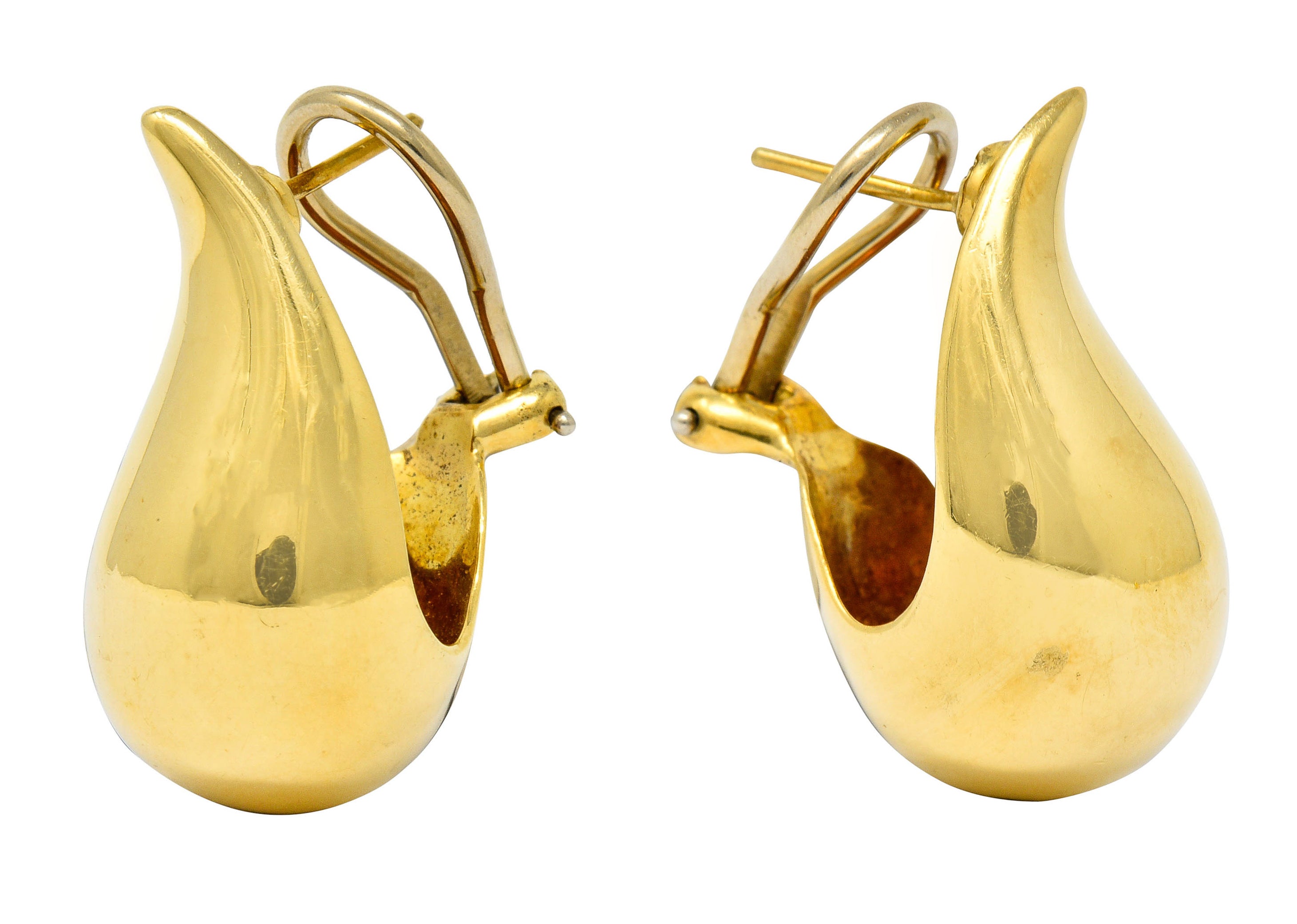 Elsa Peretti Tiffany & Co. 18 Karat Gold Vintage Teardrop EarringsEarrings - Wilson's Estate Jewelry