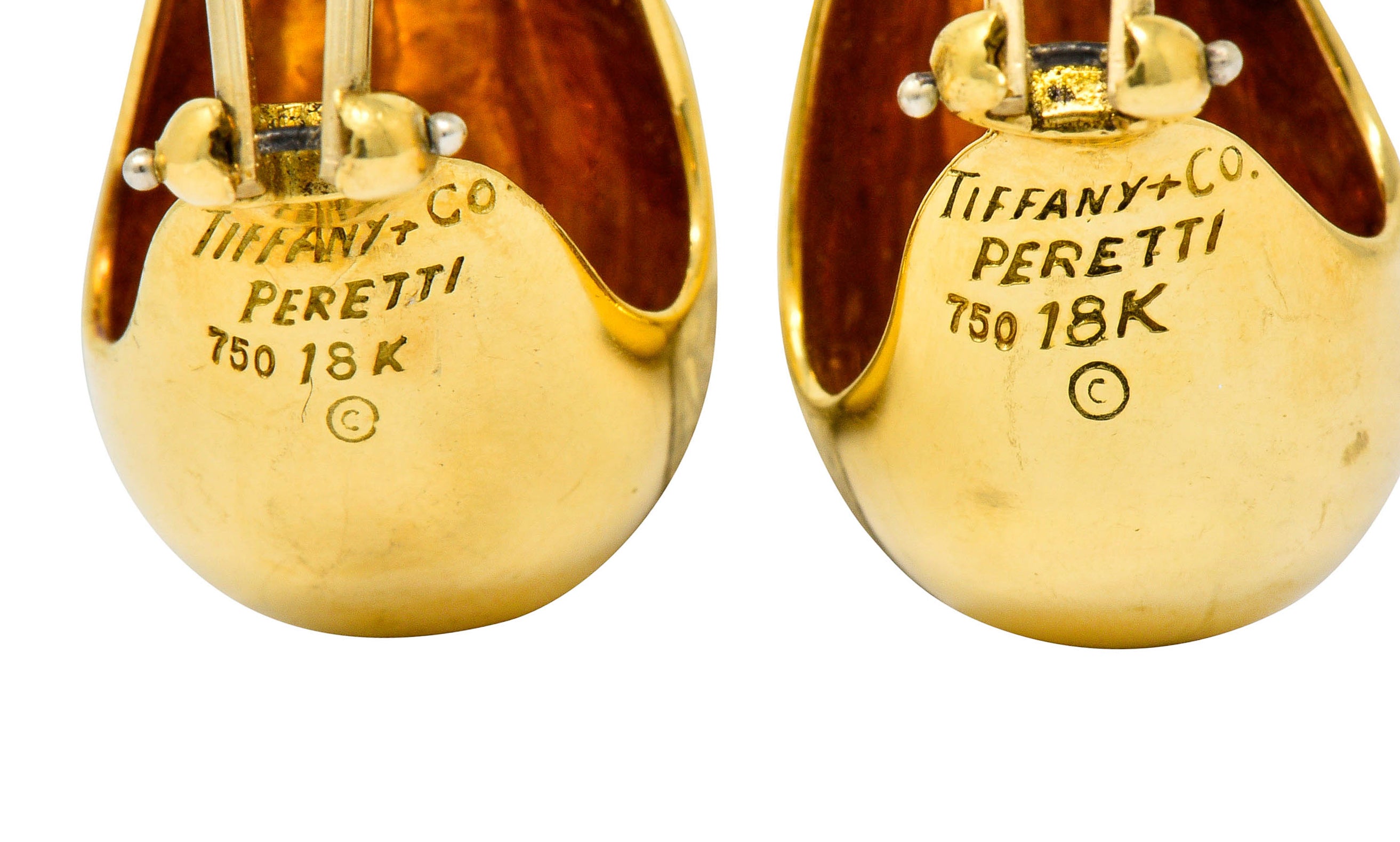 Elsa Peretti Tiffany & Co. 18 Karat Gold Vintage Teardrop EarringsEarrings - Wilson's Estate Jewelry