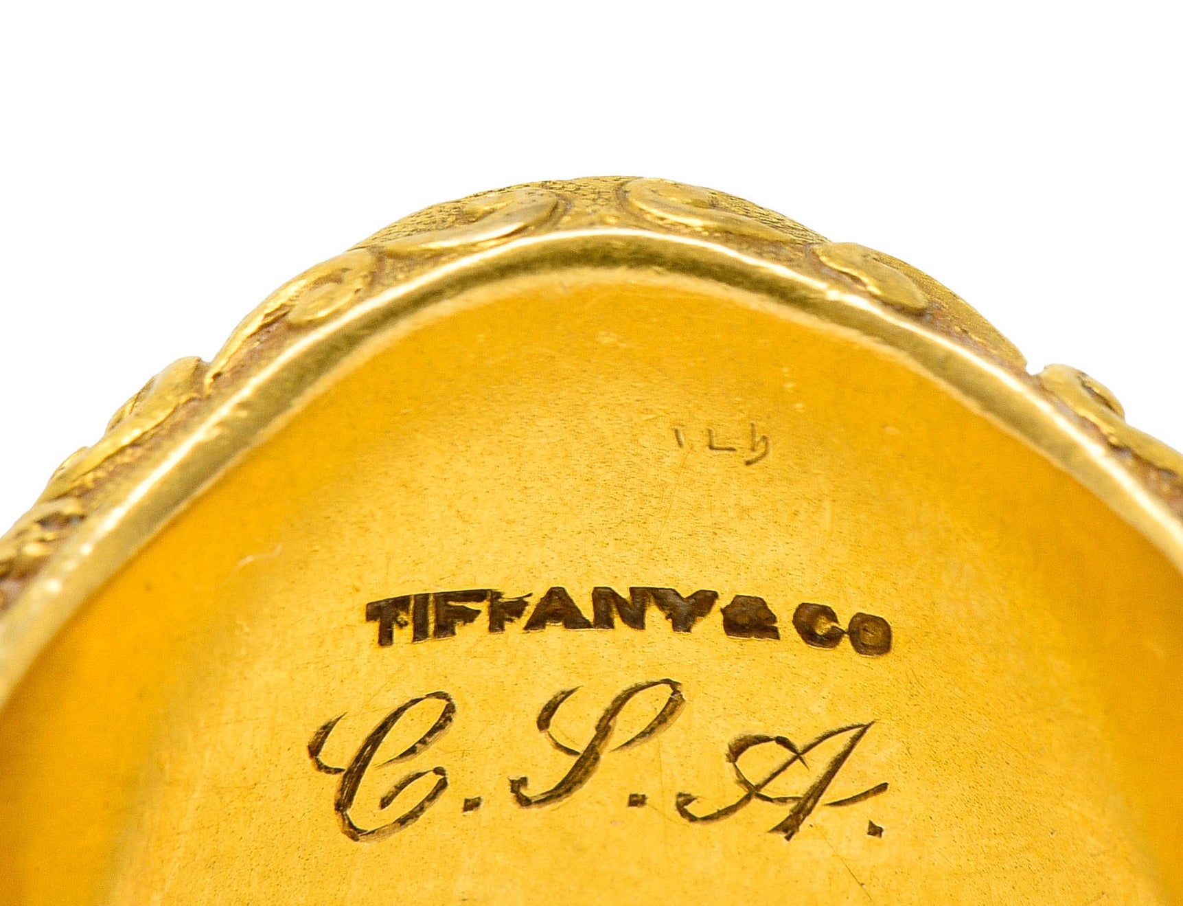 Tiffany & Co. Art Nouveau 18 Karat Gold Unisex Lion Signet RingRing - Wilson's Estate Jewelry
