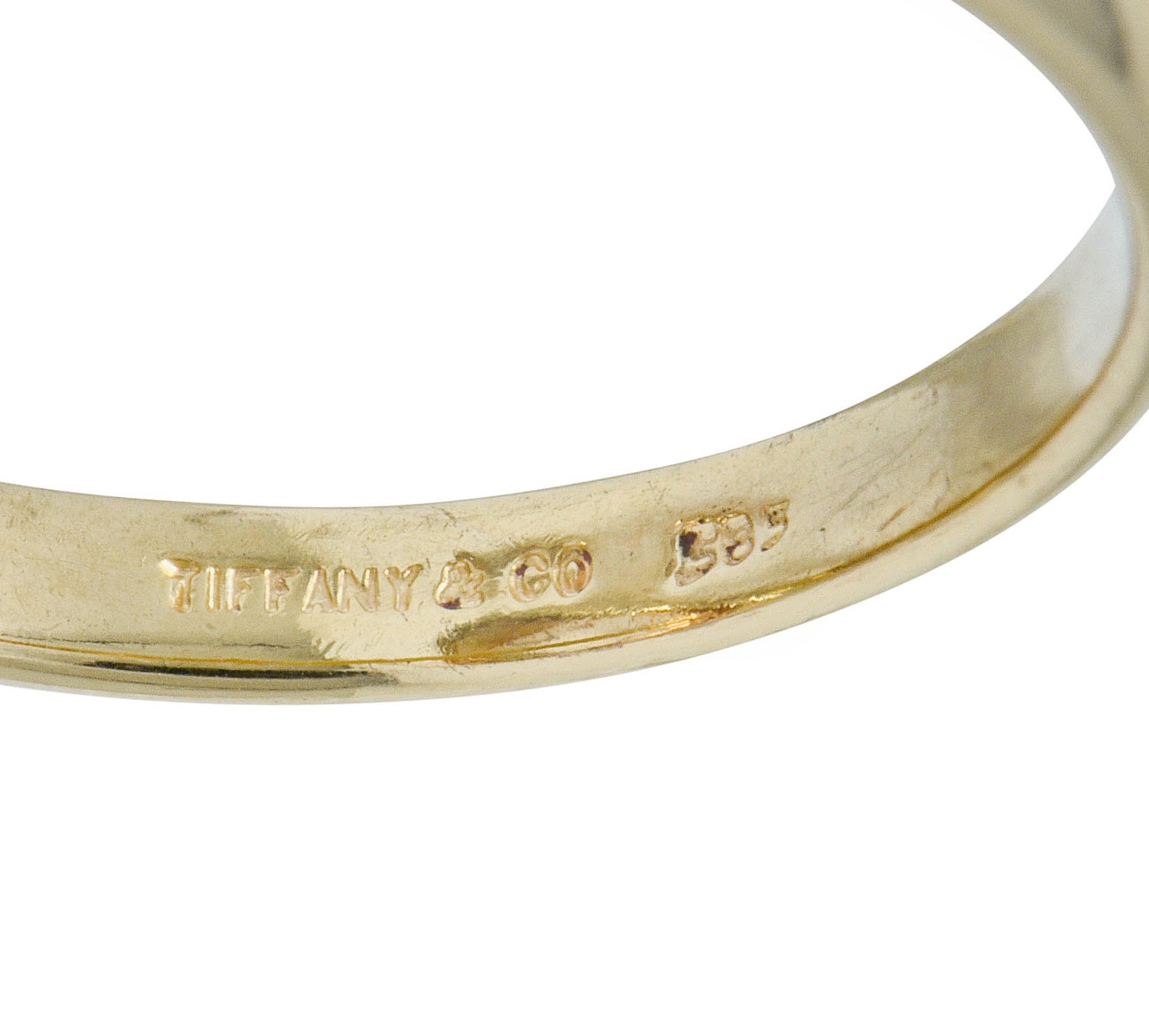 Tiffany & Co. Vintage 14 Karat Tri-Colored Gold Paloma's Melody Rolling Band RingRing - Wilson's Estate Jewelry