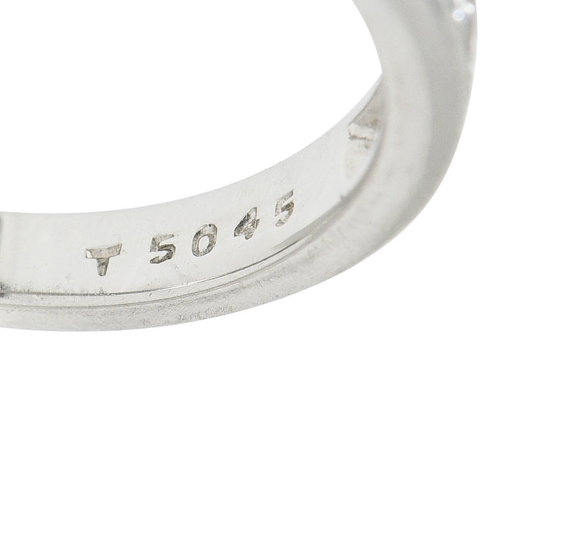 Tiffany & Co. Diamond Platinum Channel Band RingRing - Wilson's Estate Jewelry