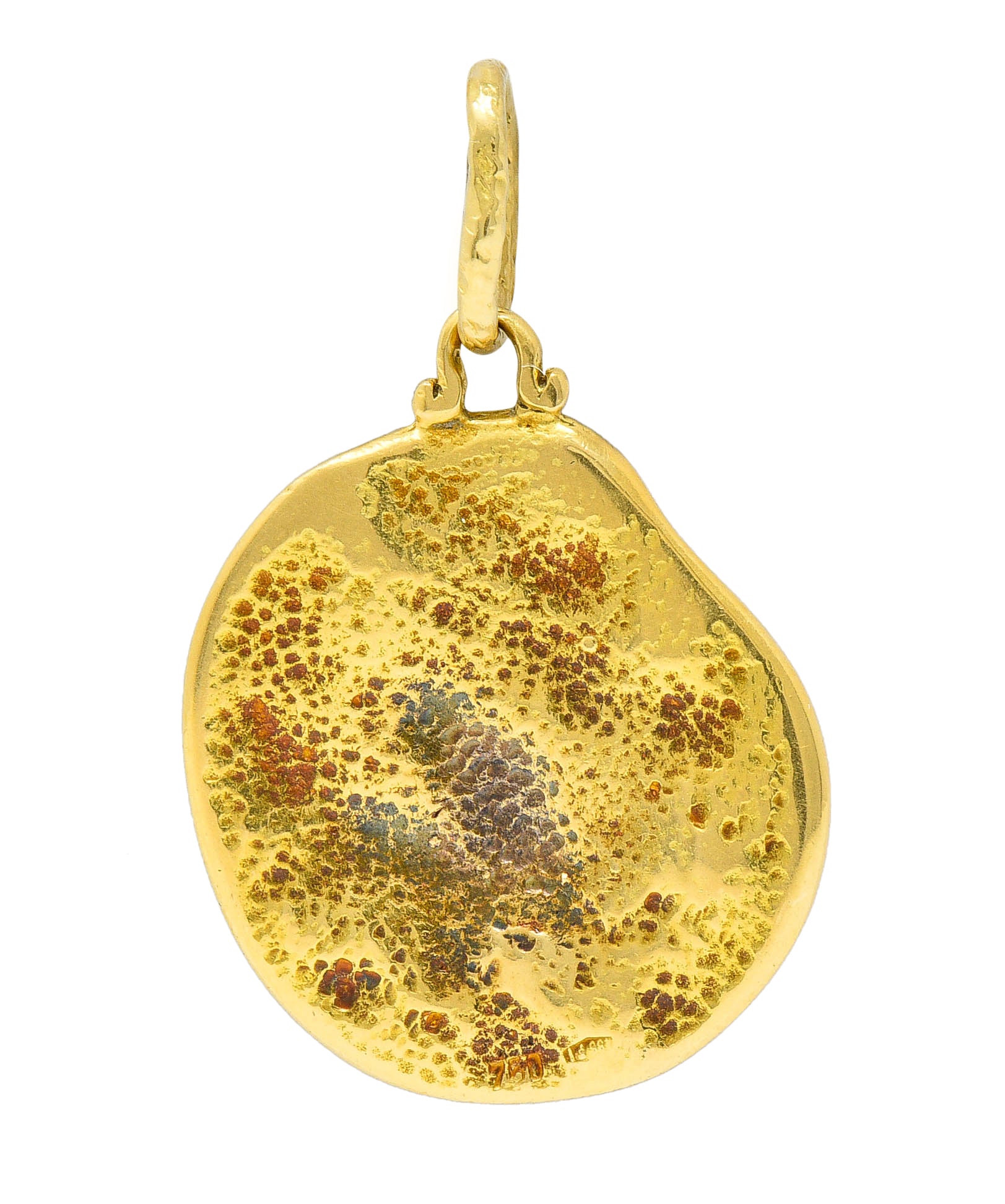 Vintage 18 Karat Gold Scorpio Zodiac Pendant Charmcharm - Wilson's Estate Jewelry