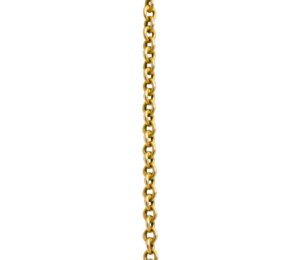 Art Nouveau Pearl Diamond 18 Karat Gold Floral NecklaceNecklace - Wilson's Estate Jewelry